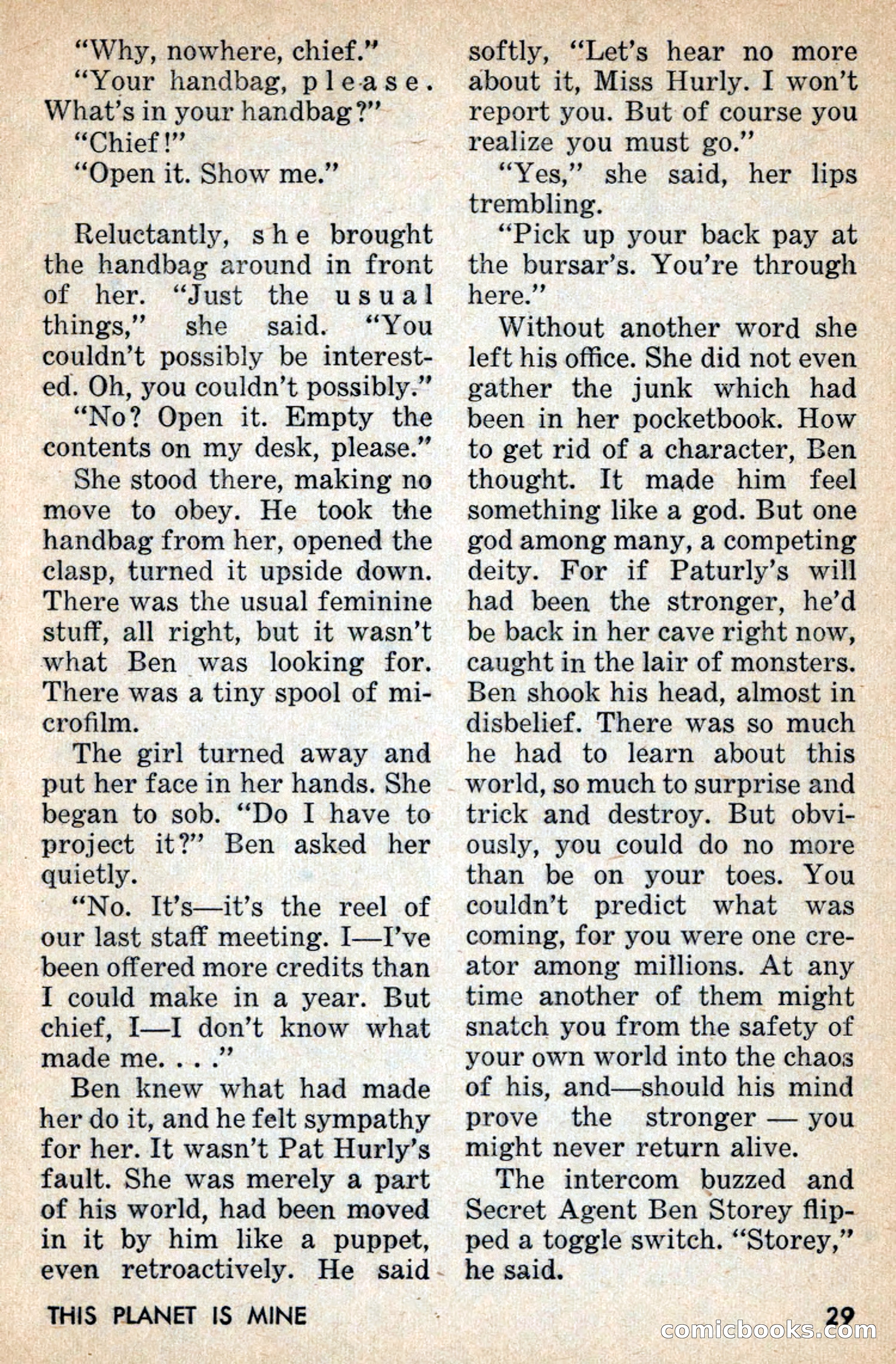 Amazing Stories, July 1956 — page 29 of 132