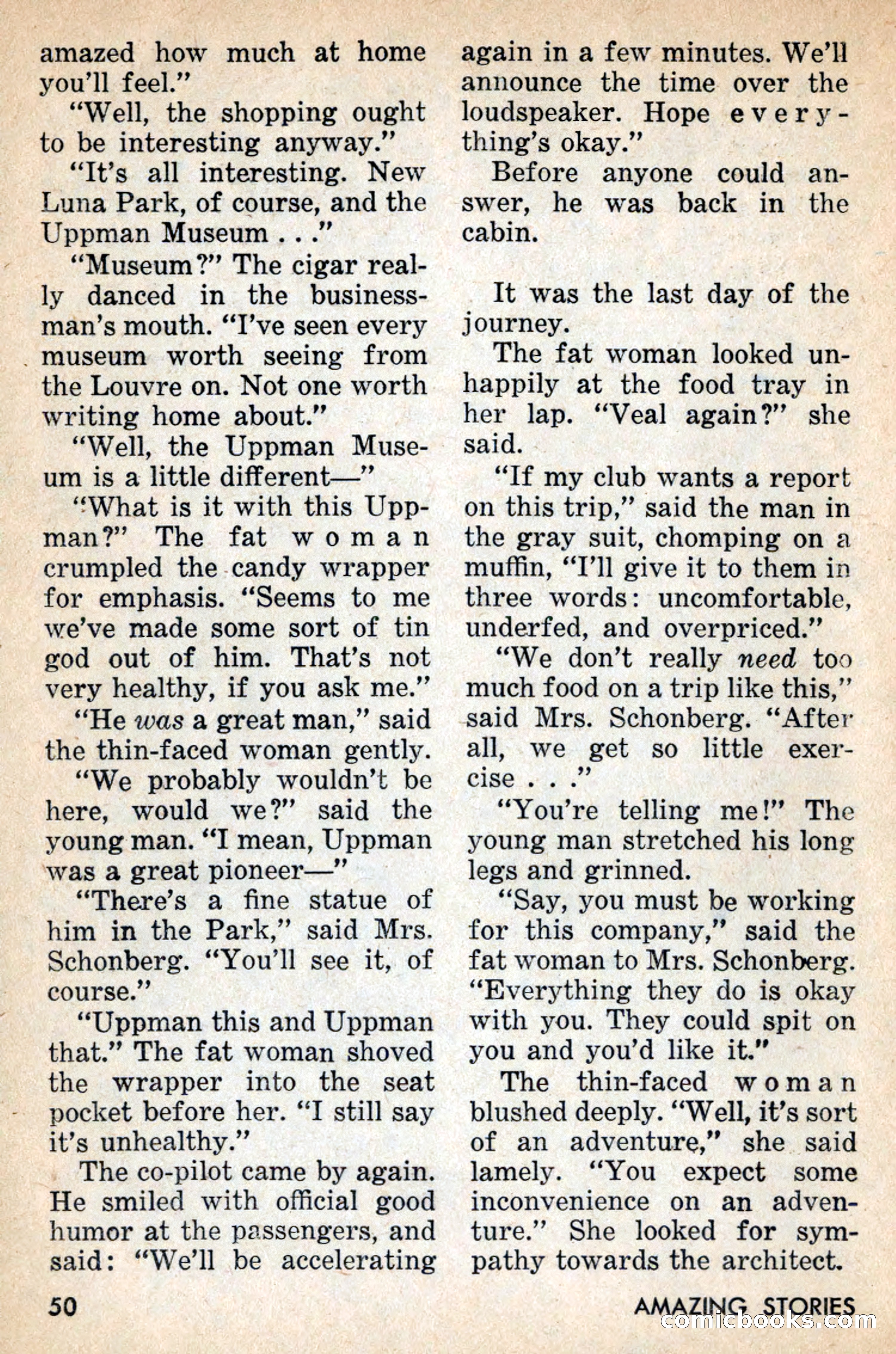 Amazing Stories, July 1956 — page 50 of 132
