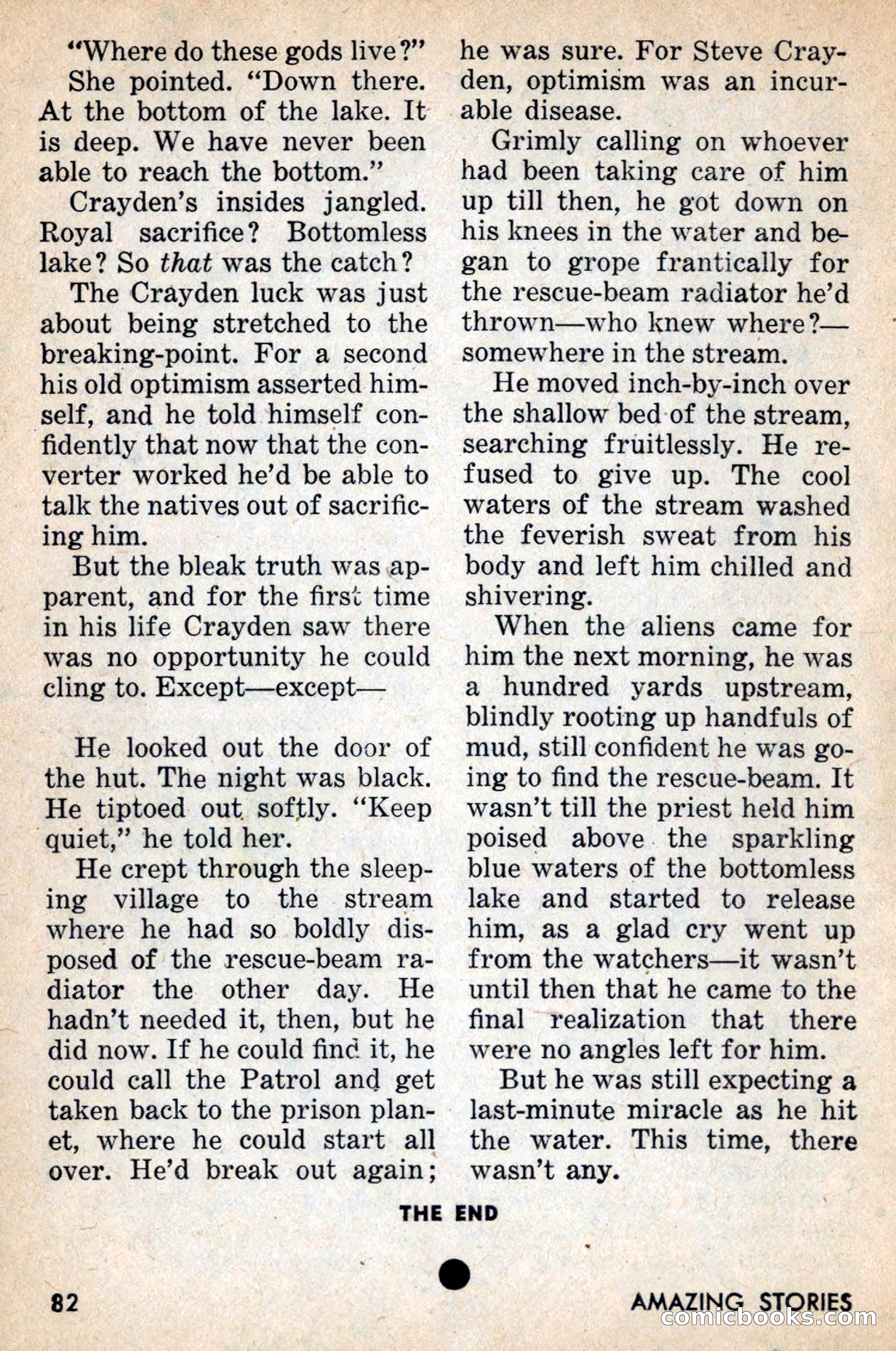 Amazing Stories, July 1956 — page 82 of 132