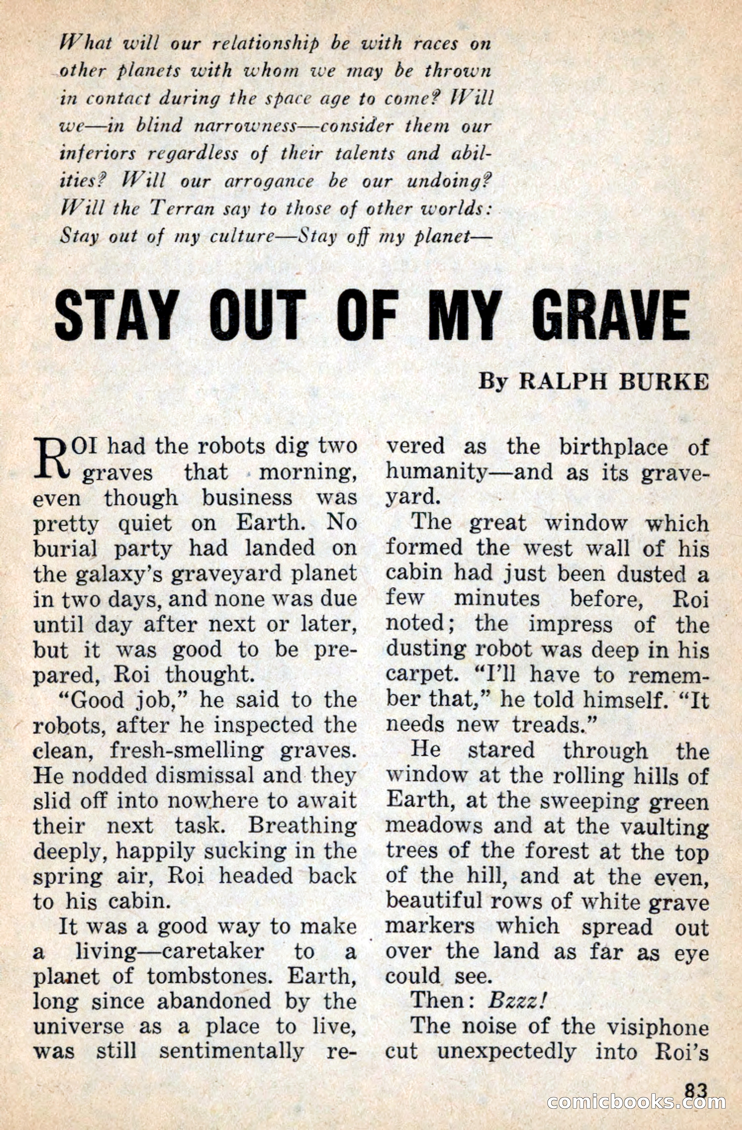 Amazing Stories, July 1956 — page 83 of 132