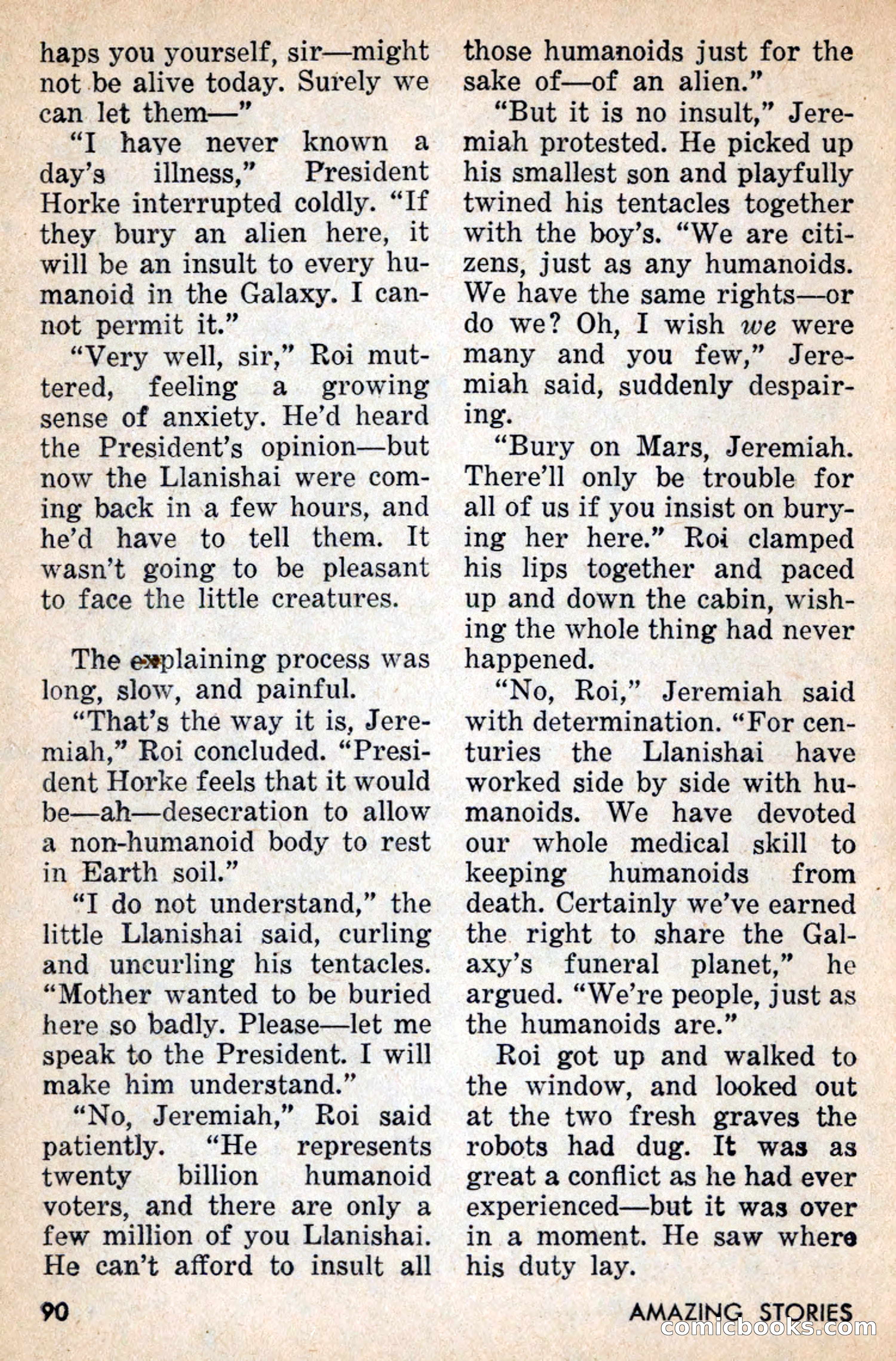 Amazing Stories, July 1956 — page 90 of 132
