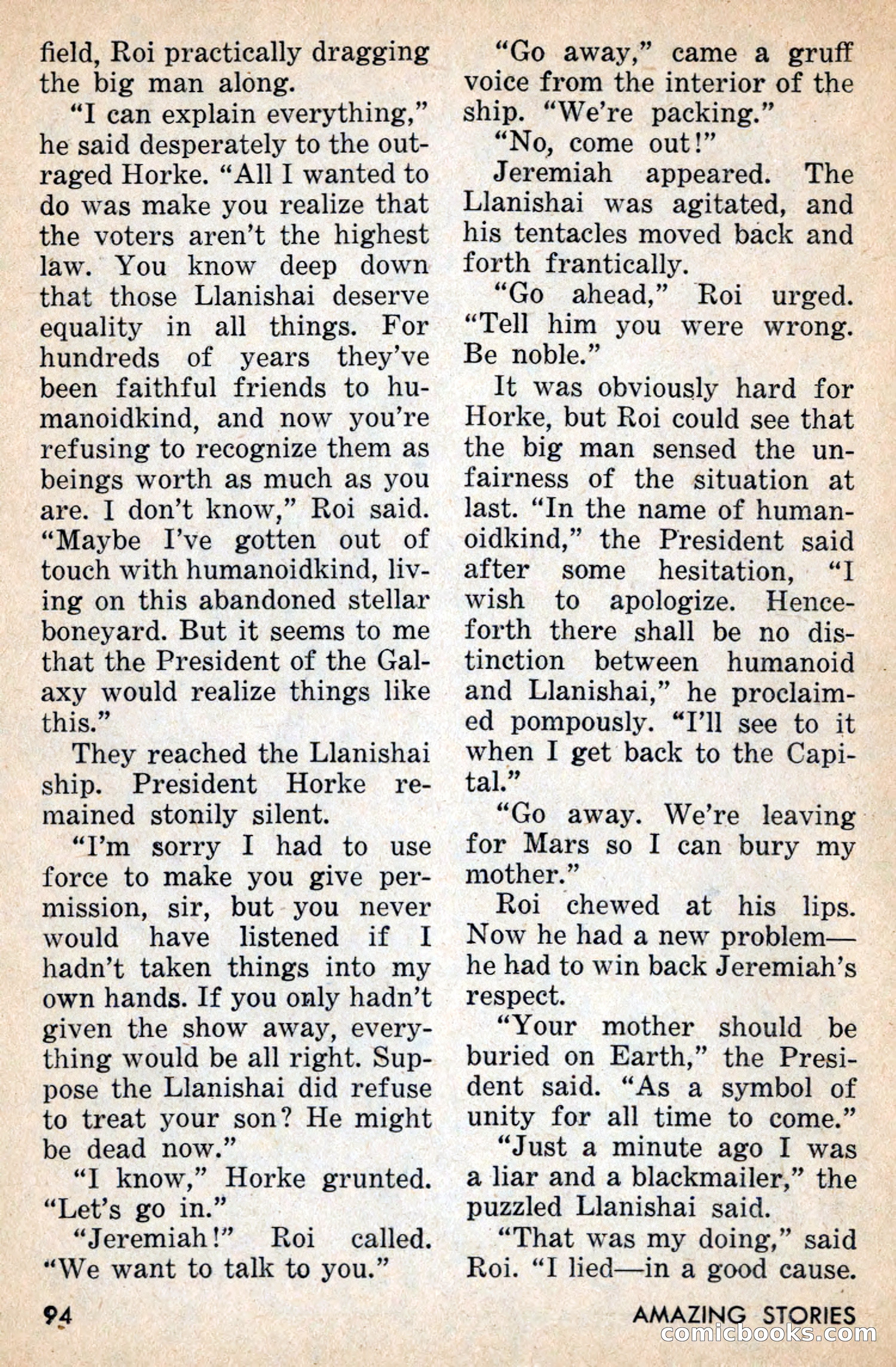 Amazing Stories, July 1956 — page 94 of 132