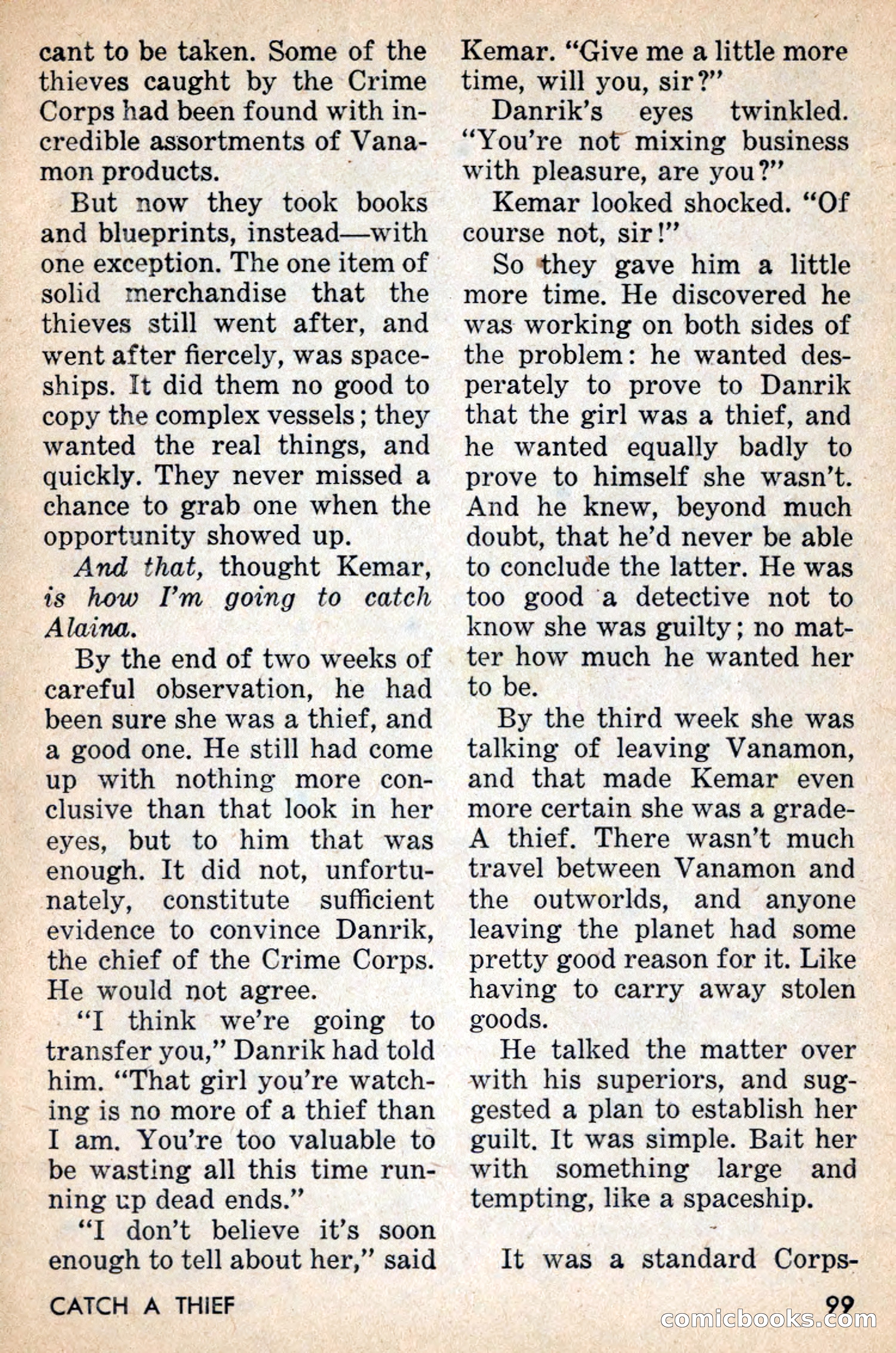 Amazing Stories, July 1956 — page 99 of 132