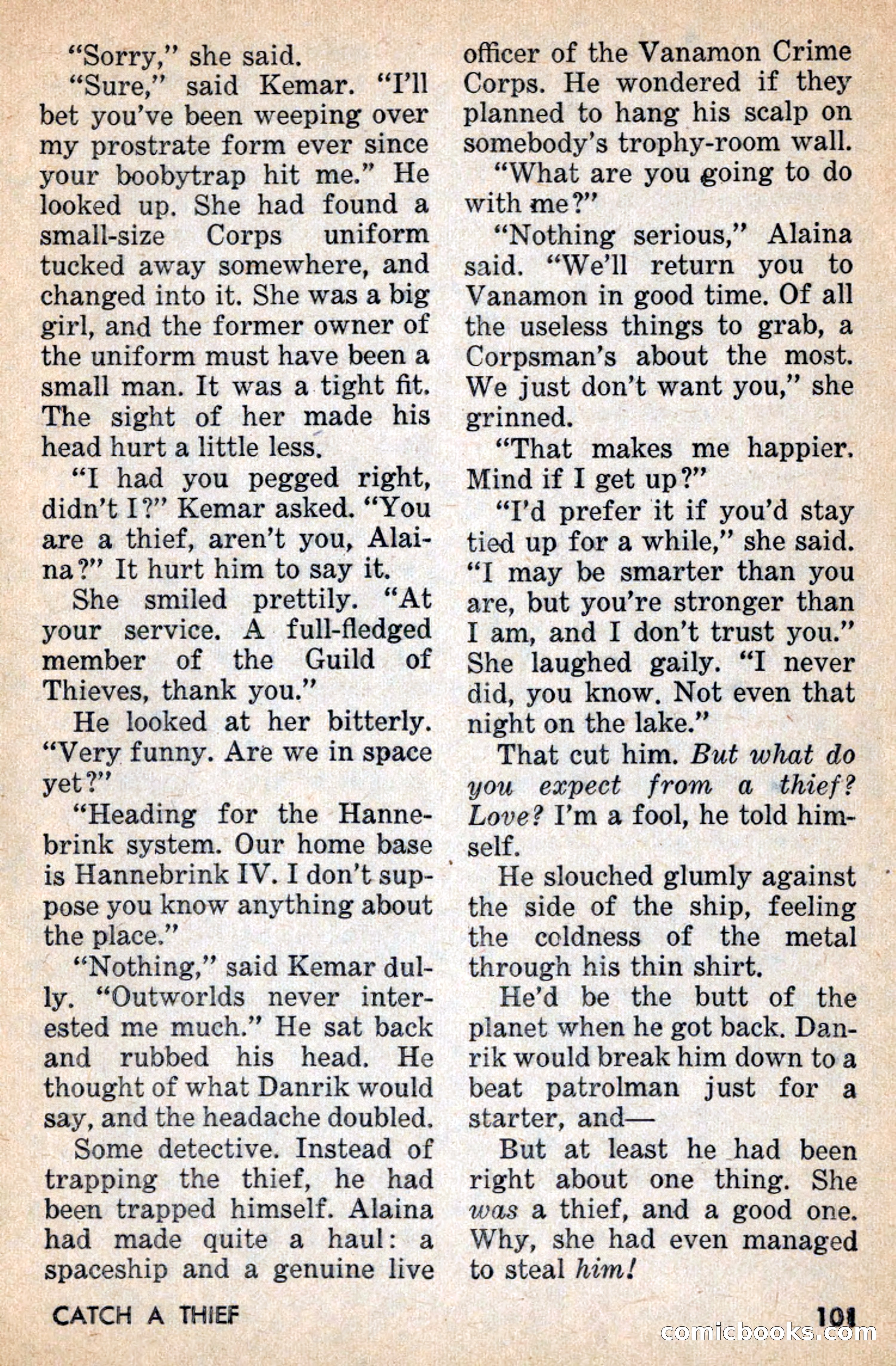 Amazing Stories, July 1956 — page 101 of 132