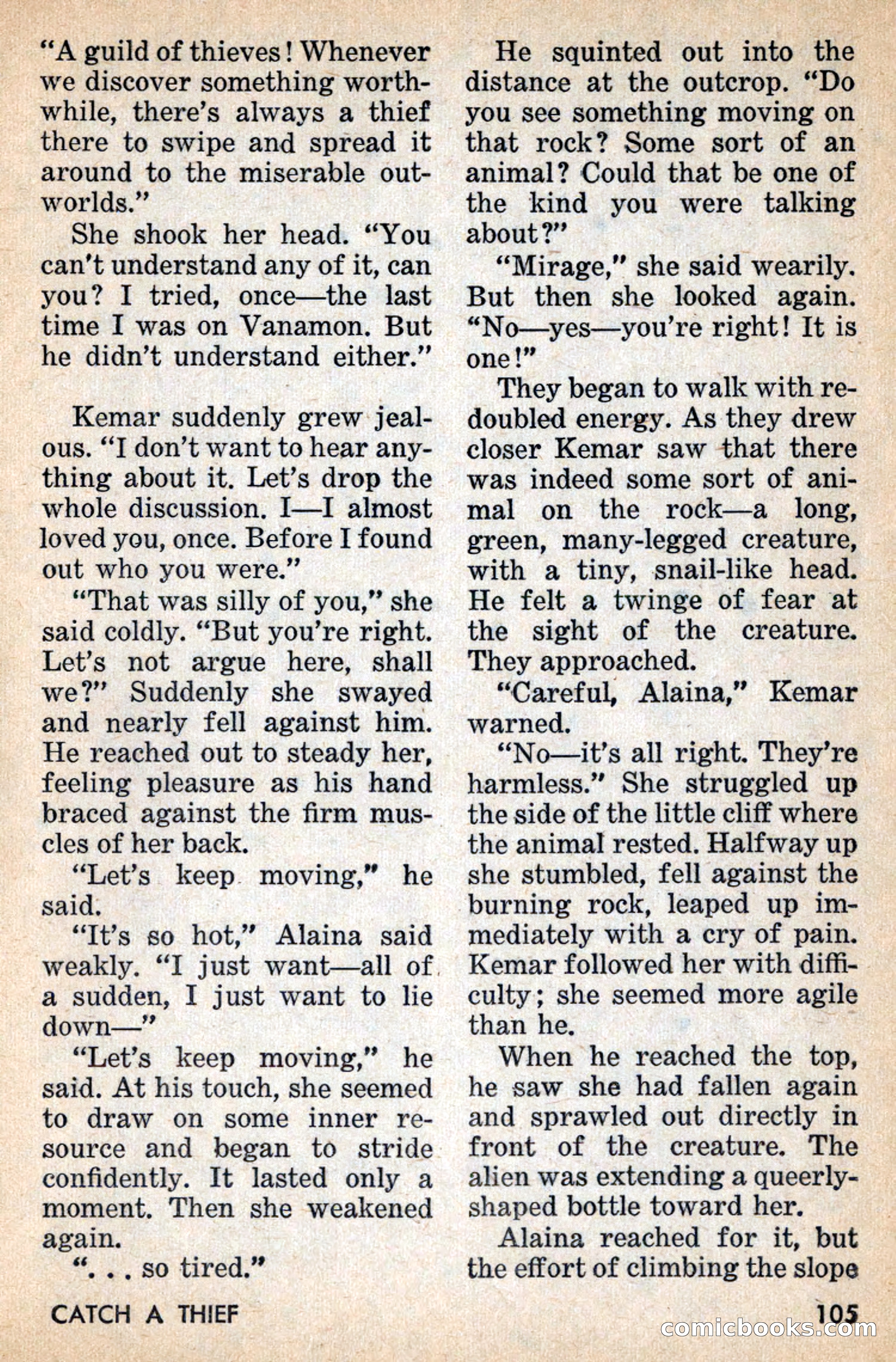 Amazing Stories, July 1956 — page 105 of 132