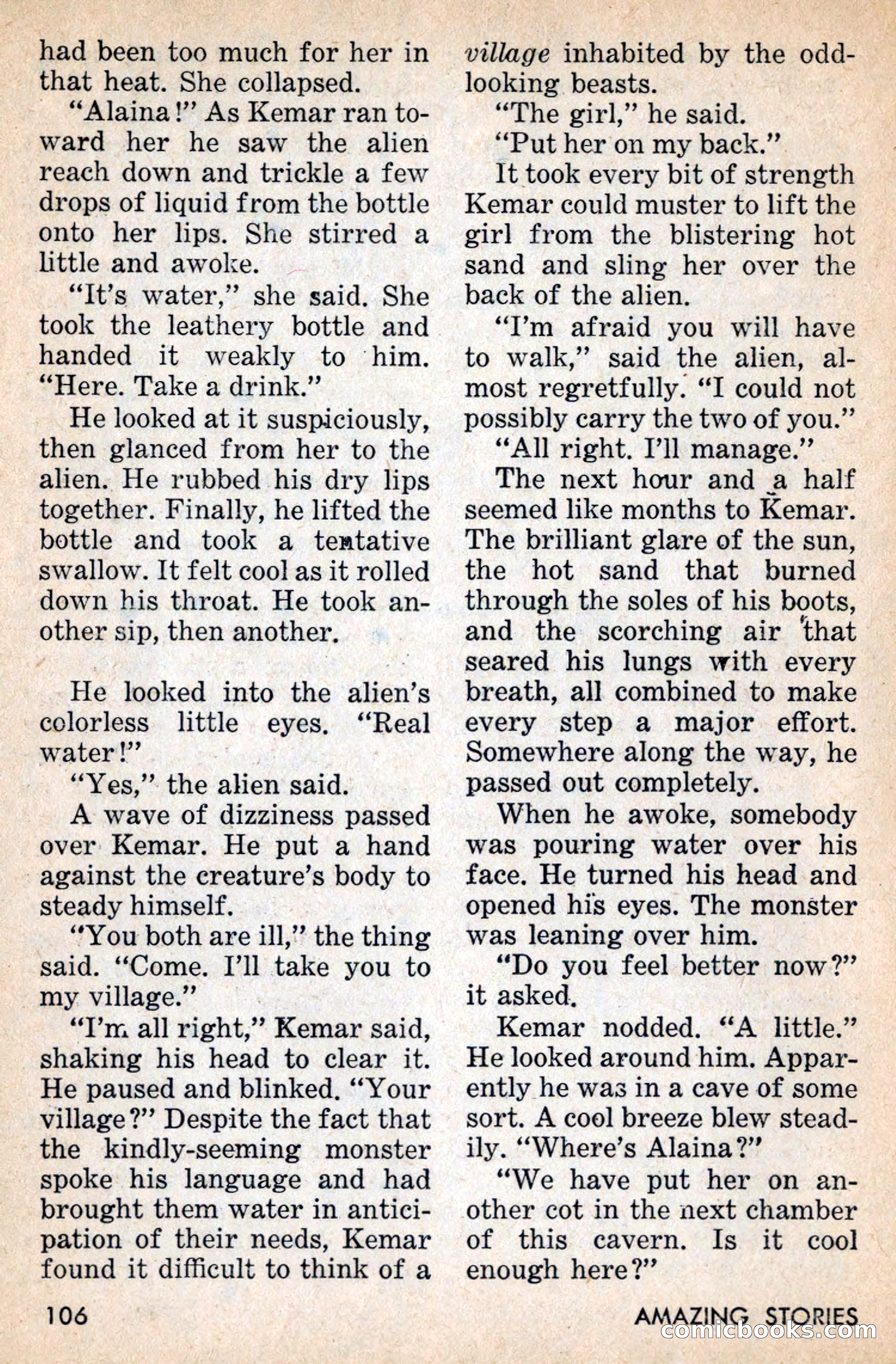 Amazing Stories, July 1956 — page 106 of 132