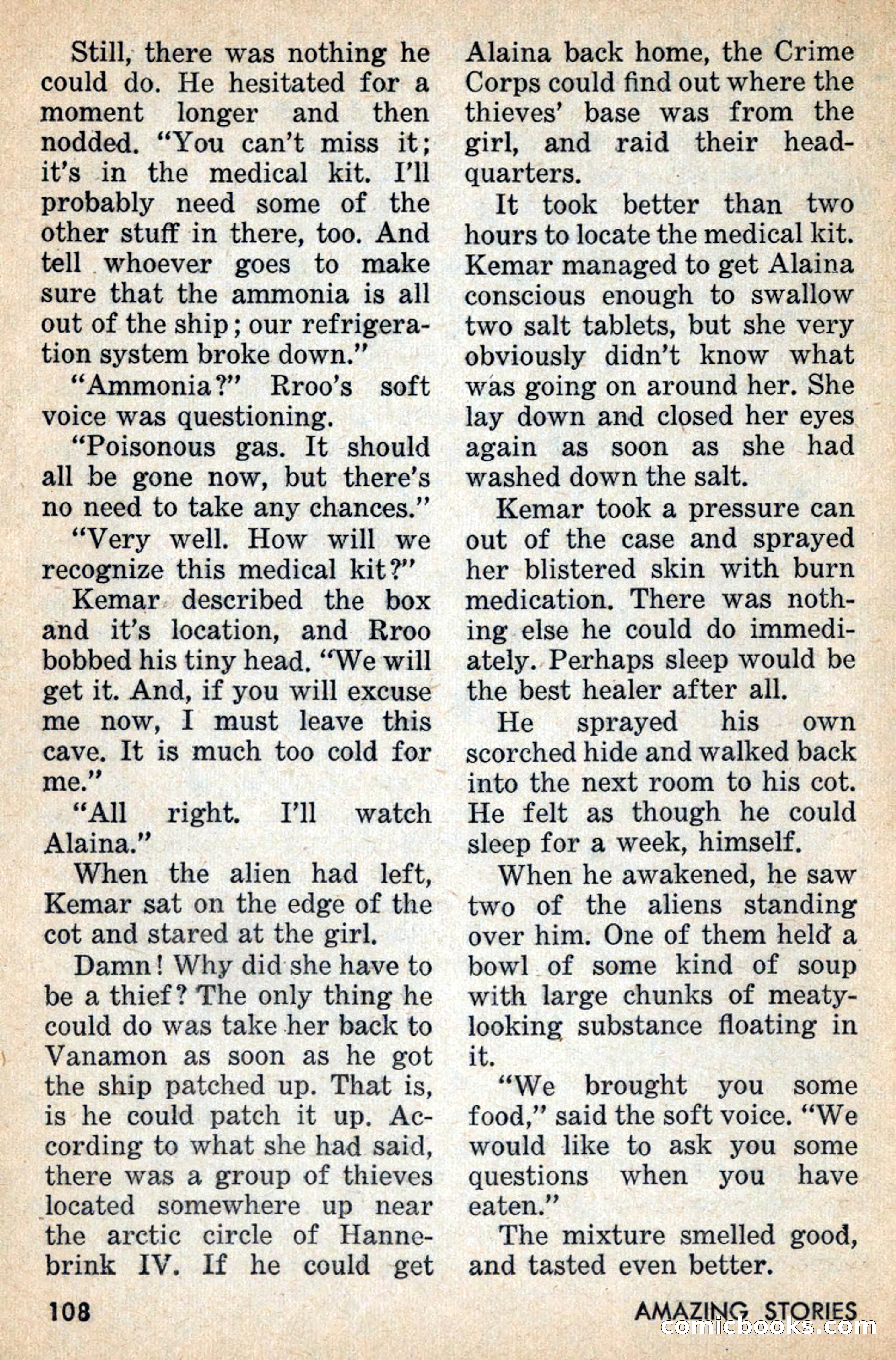 Amazing Stories, July 1956 — page 108 of 132