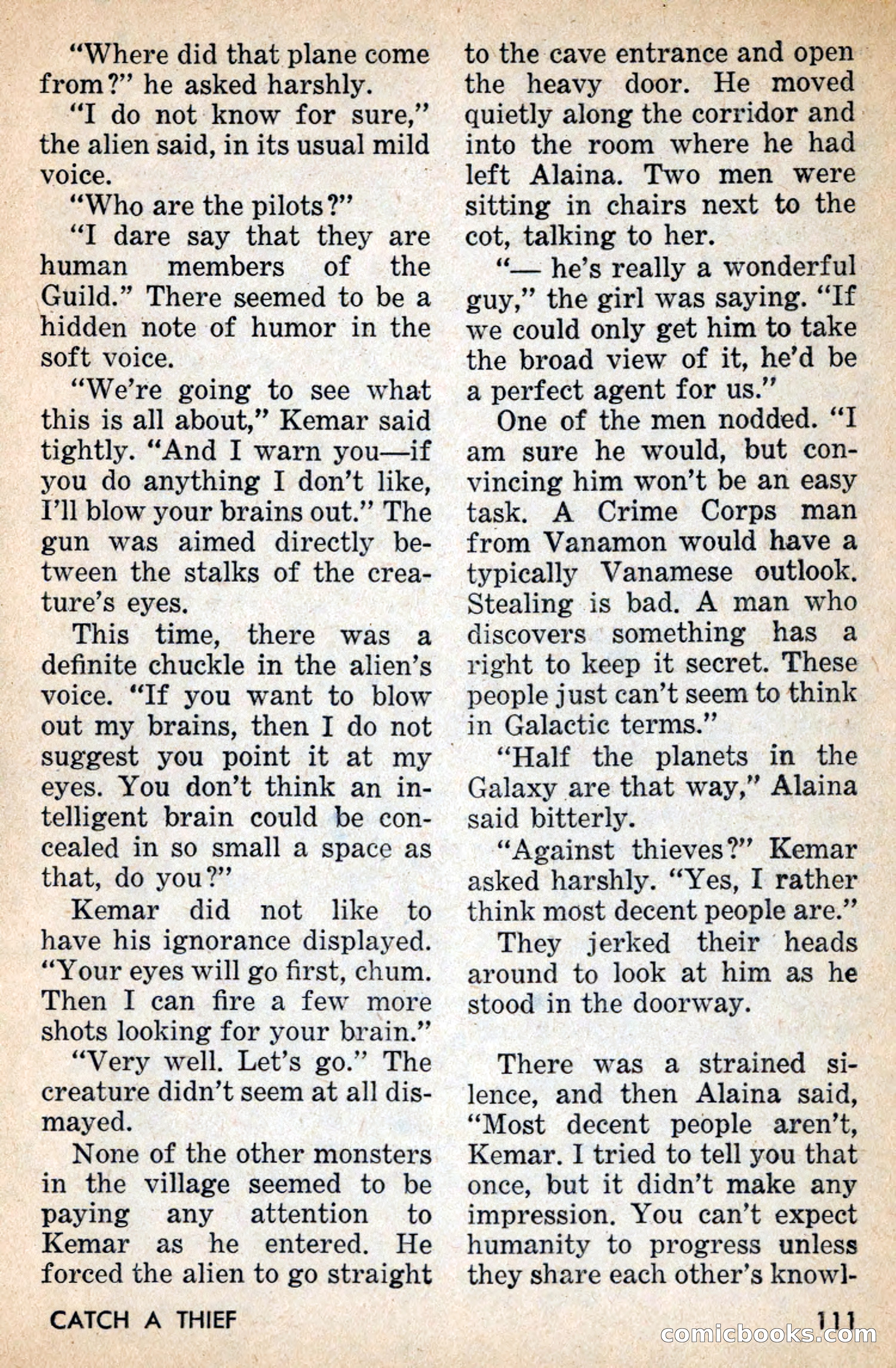 Amazing Stories, July 1956 — page 111 of 132