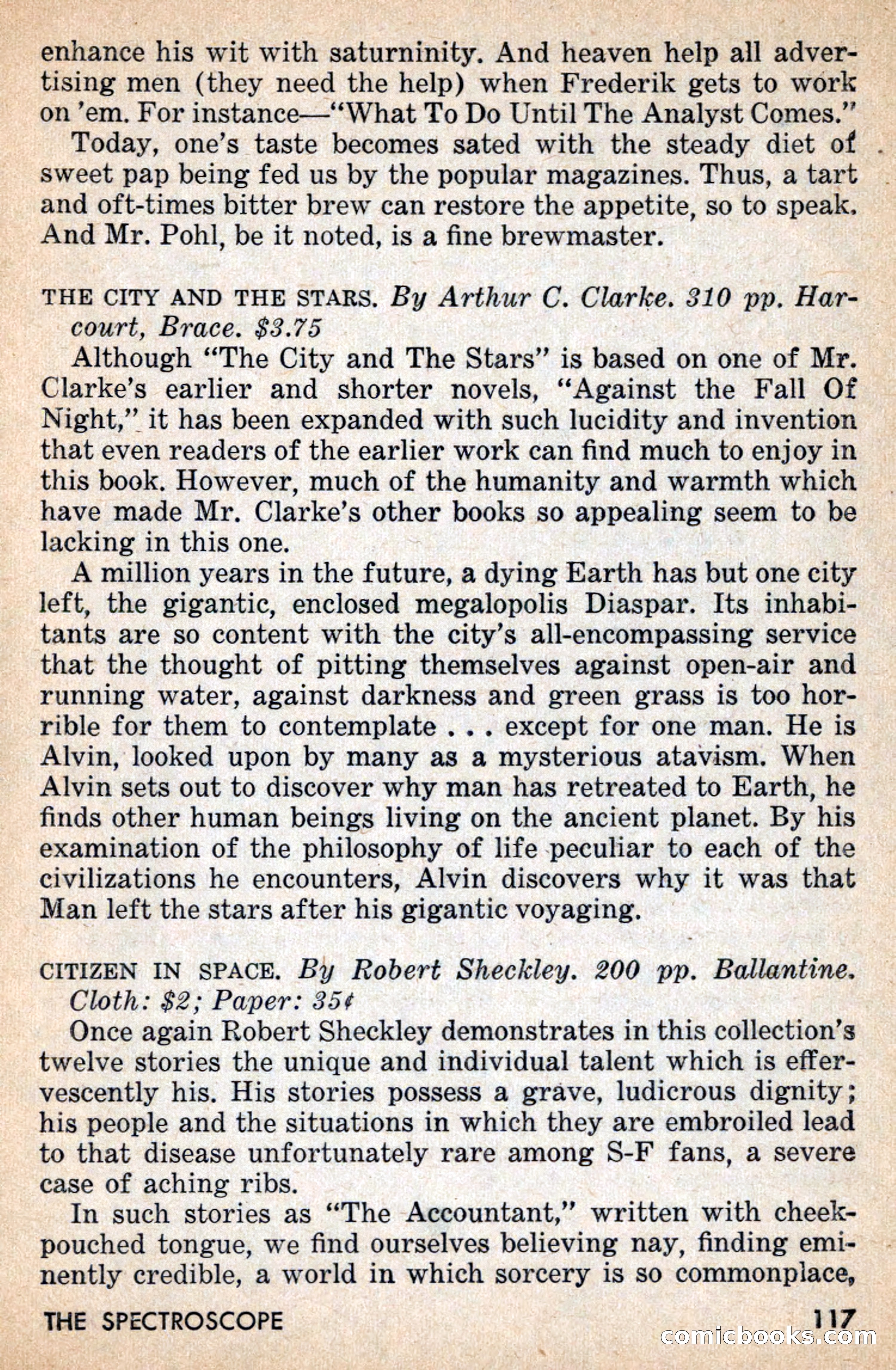 Amazing Stories, July 1956 — page 117 of 132