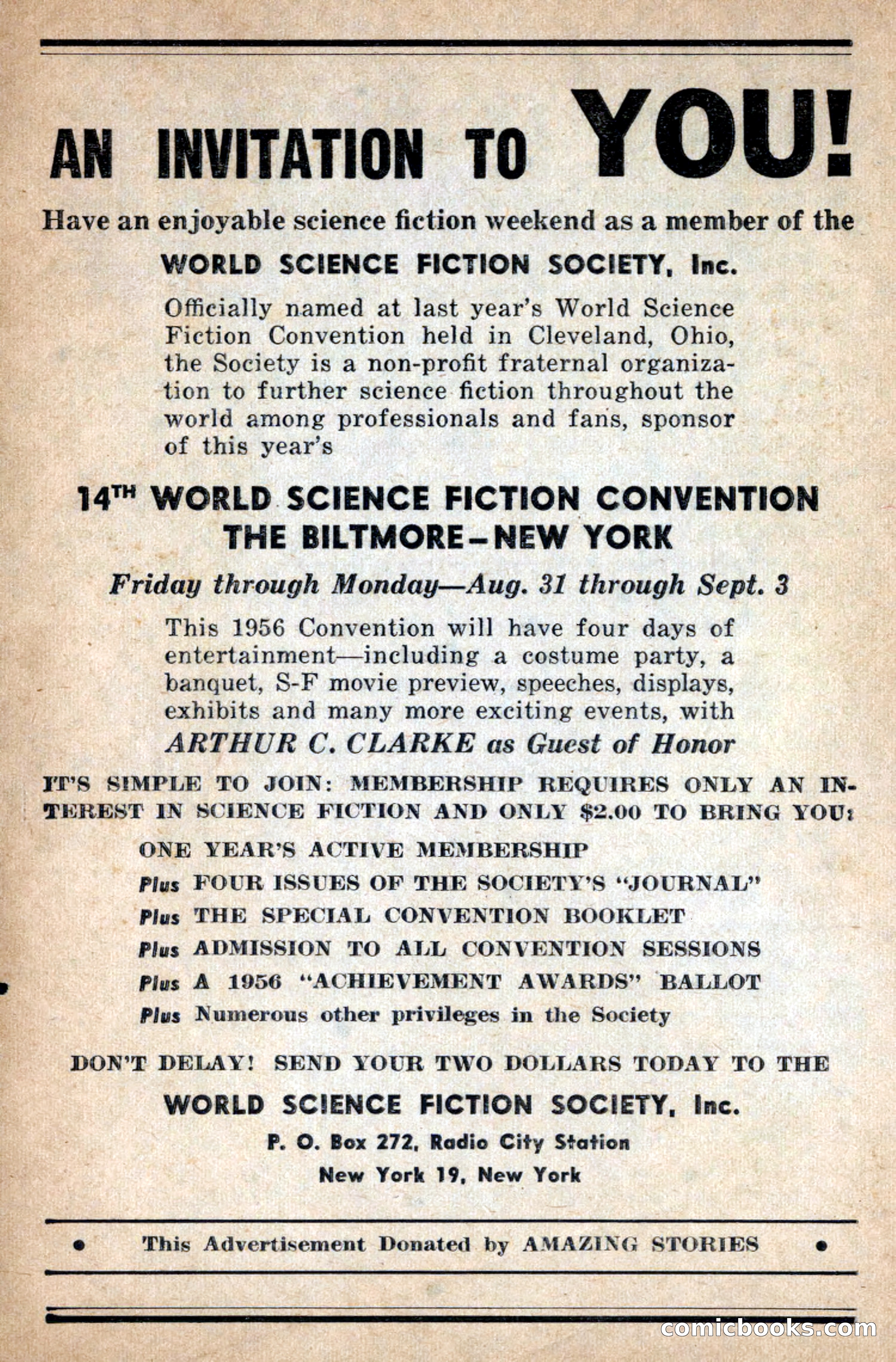 Amazing Stories, July 1956 — page 129 of 132