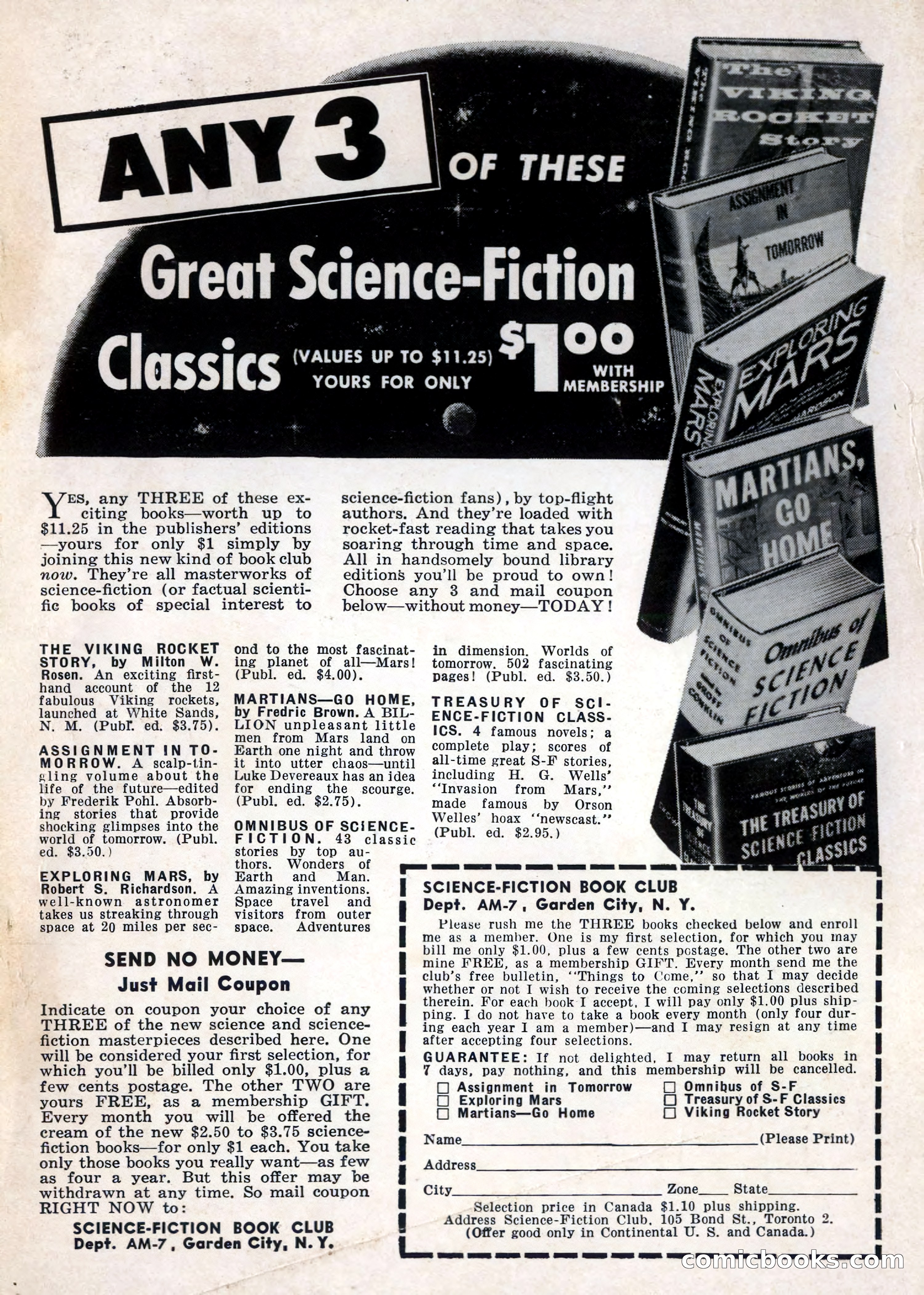 Amazing Stories, July 1956 — page 131 of 132