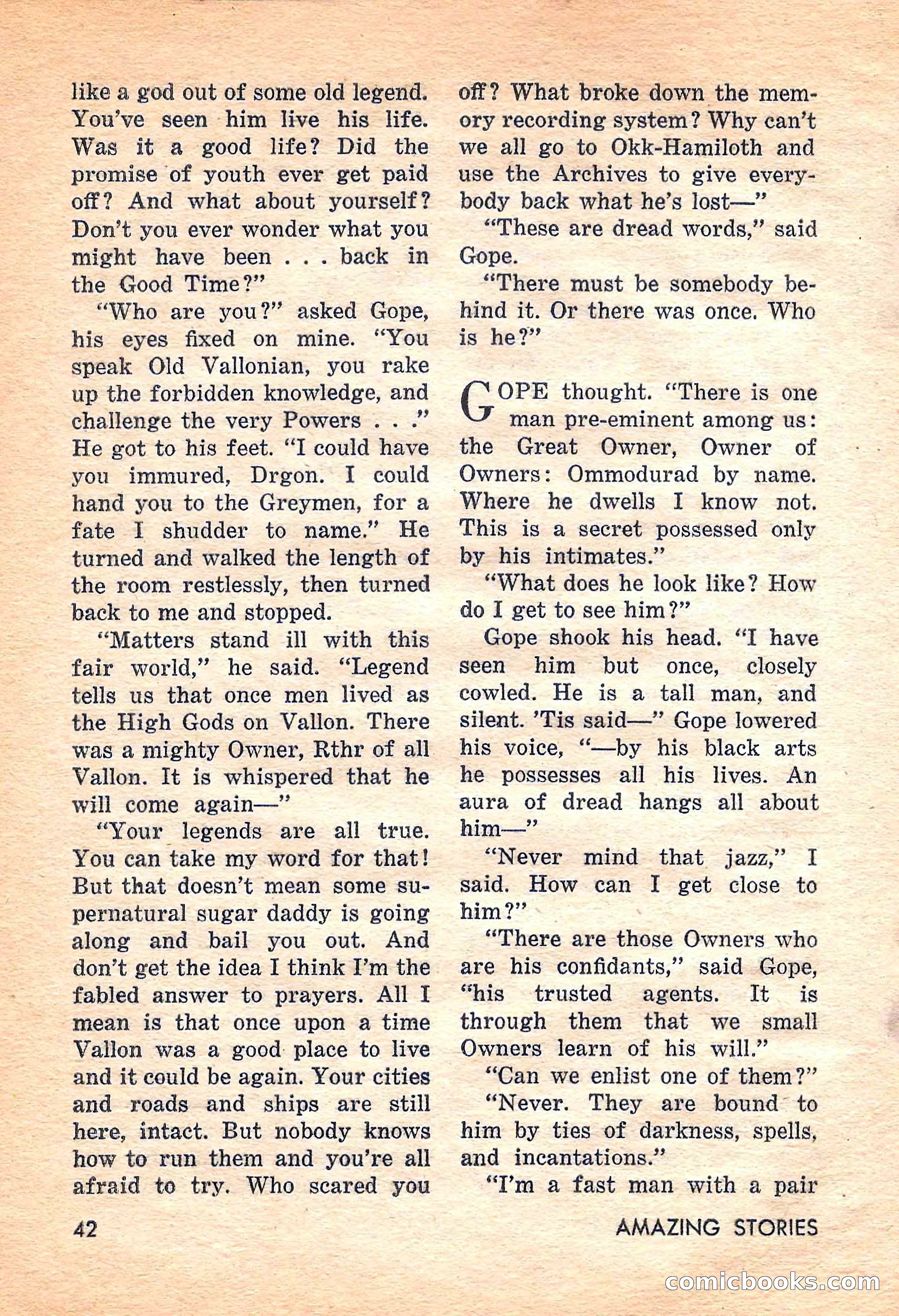 Amazing Stories, September 1962 — page 42 of 132