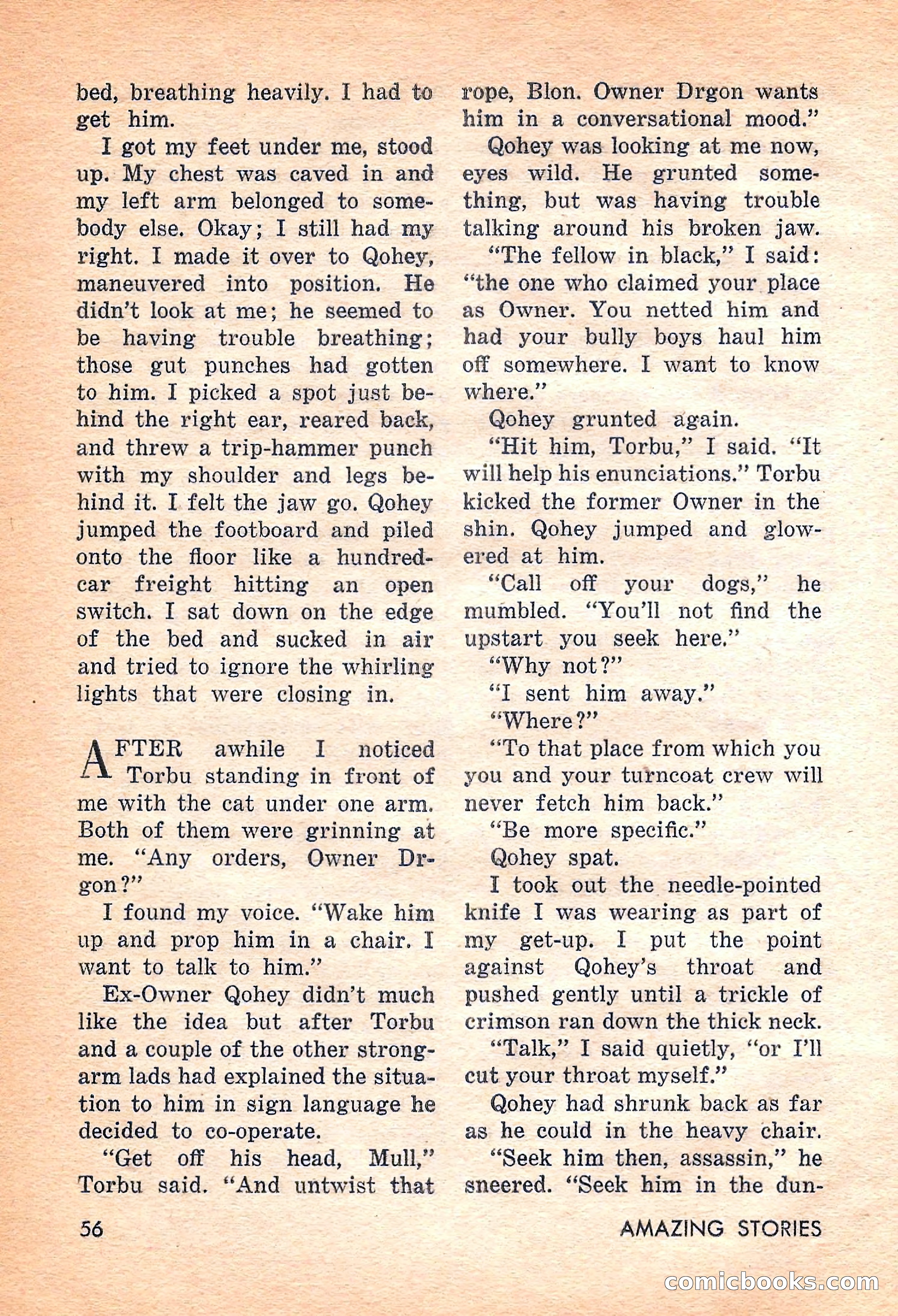Amazing Stories, September 1962 — page 56 of 132