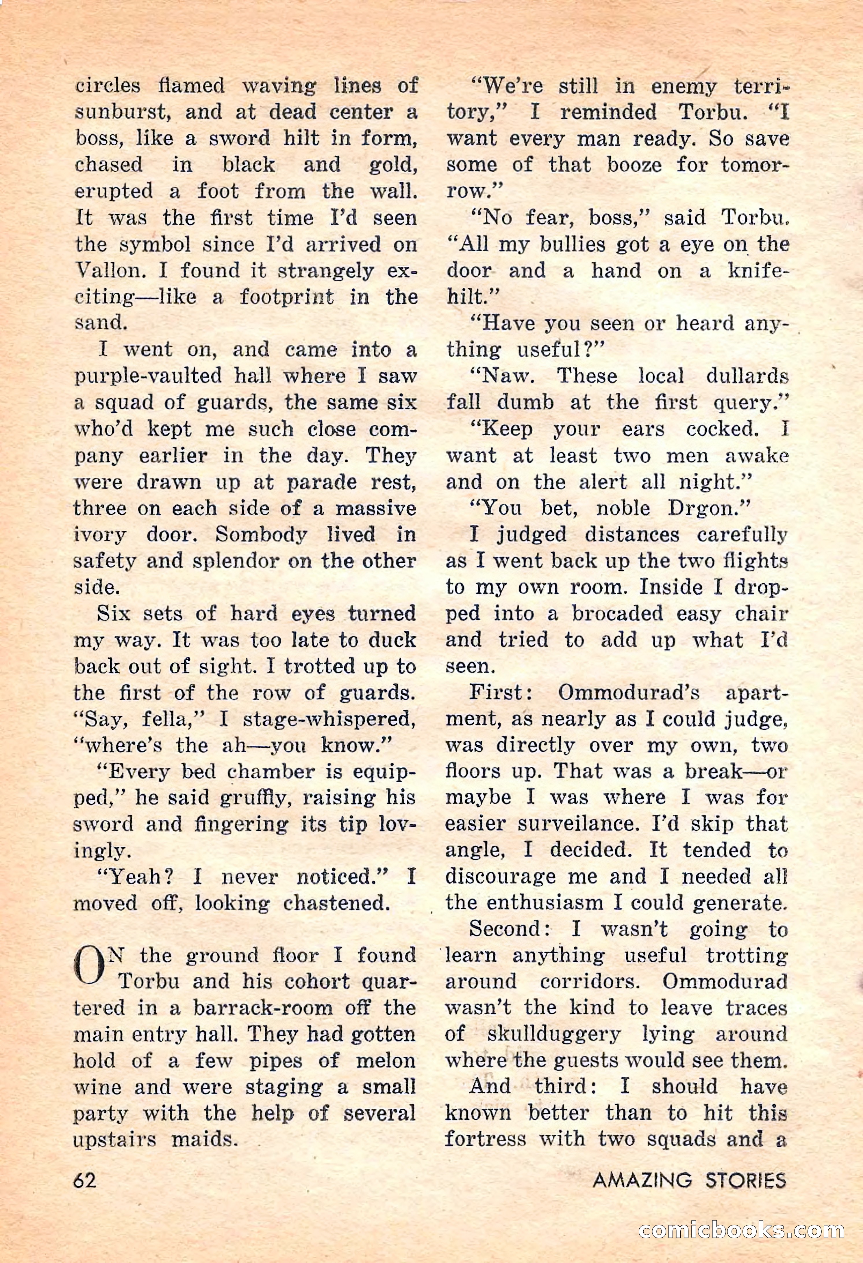 Amazing Stories, September 1962 — page 62 of 132