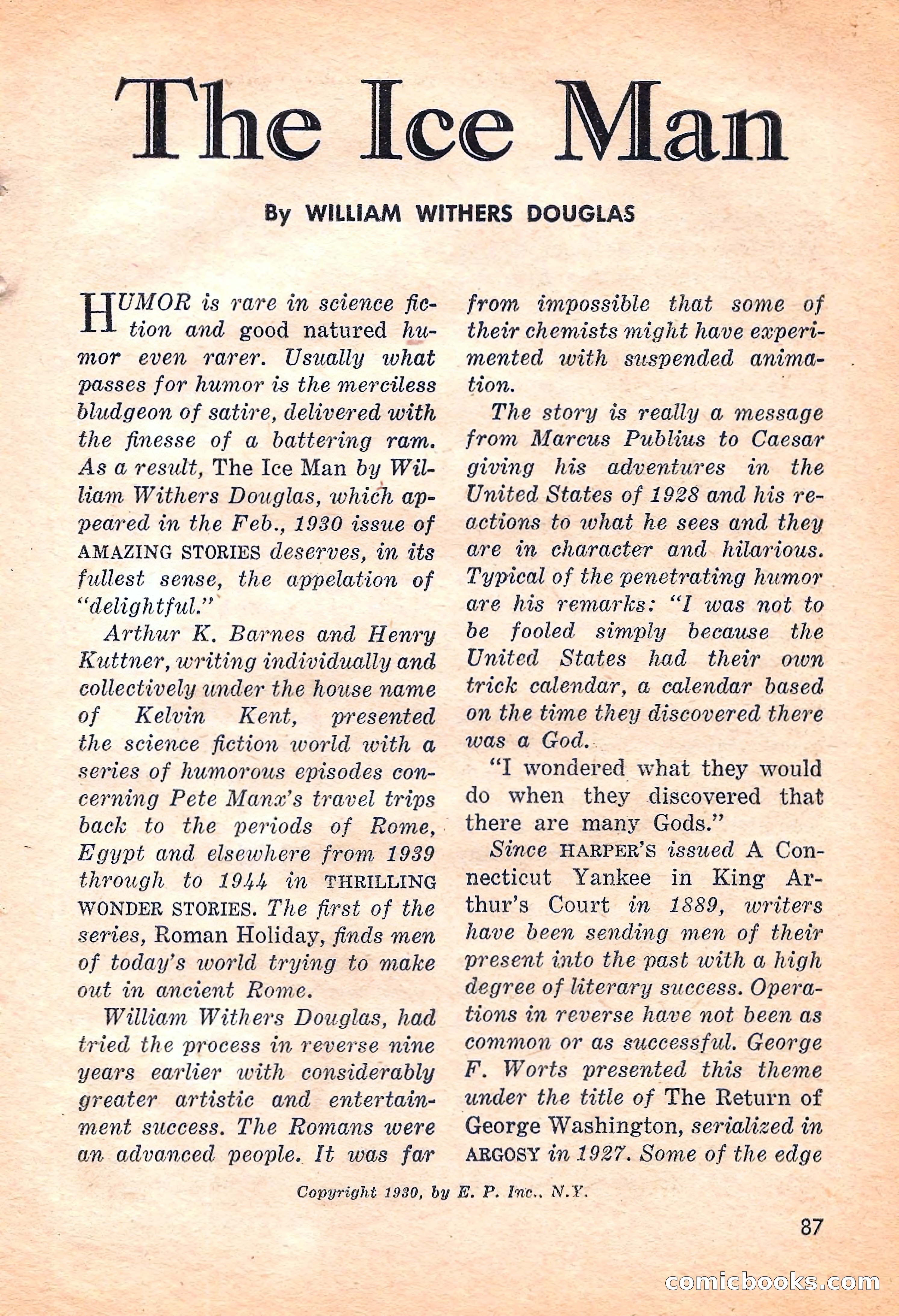 Amazing Stories, September 1962 — page 87 of 132