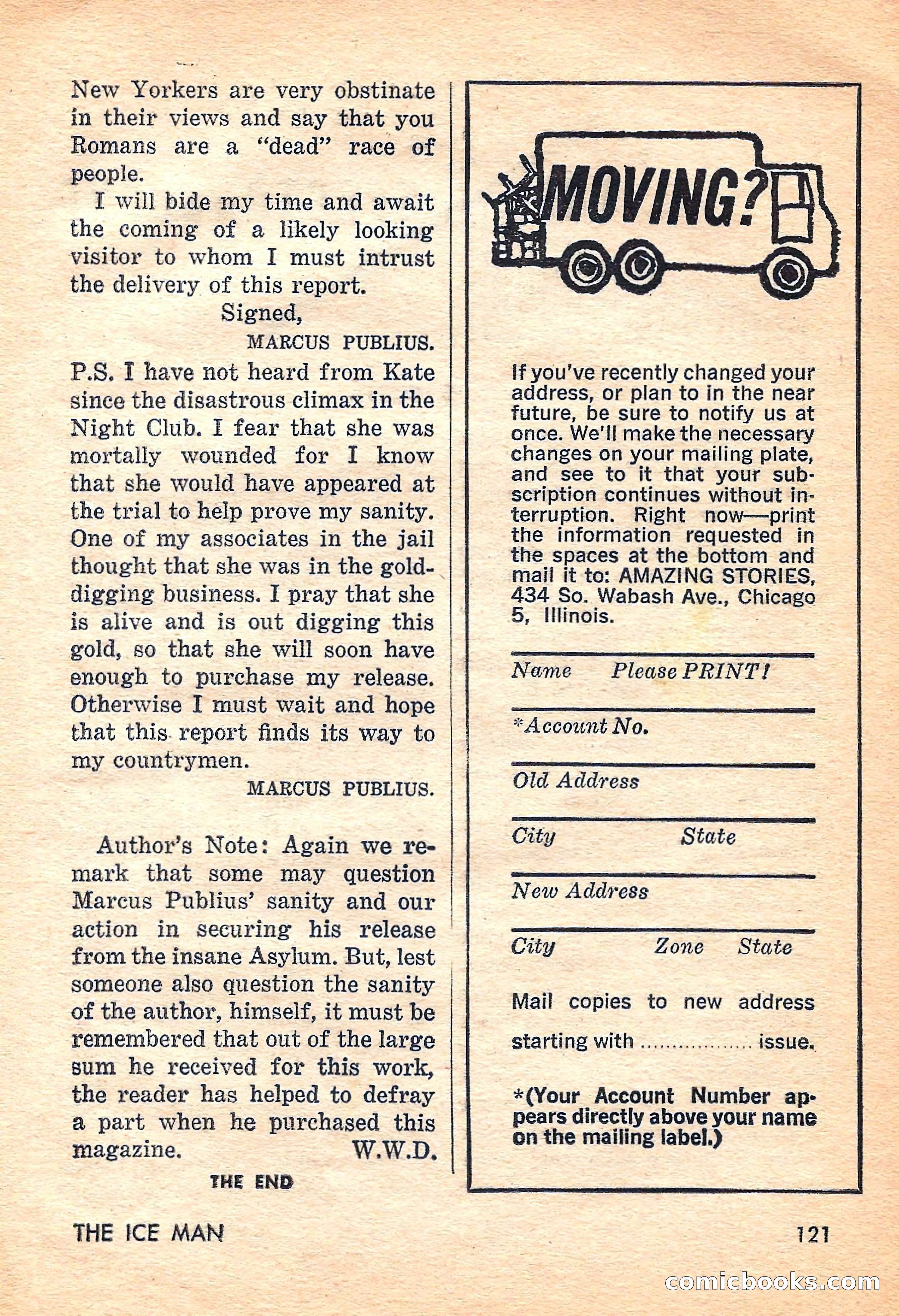 Amazing Stories, September 1962 — page 121 of 132