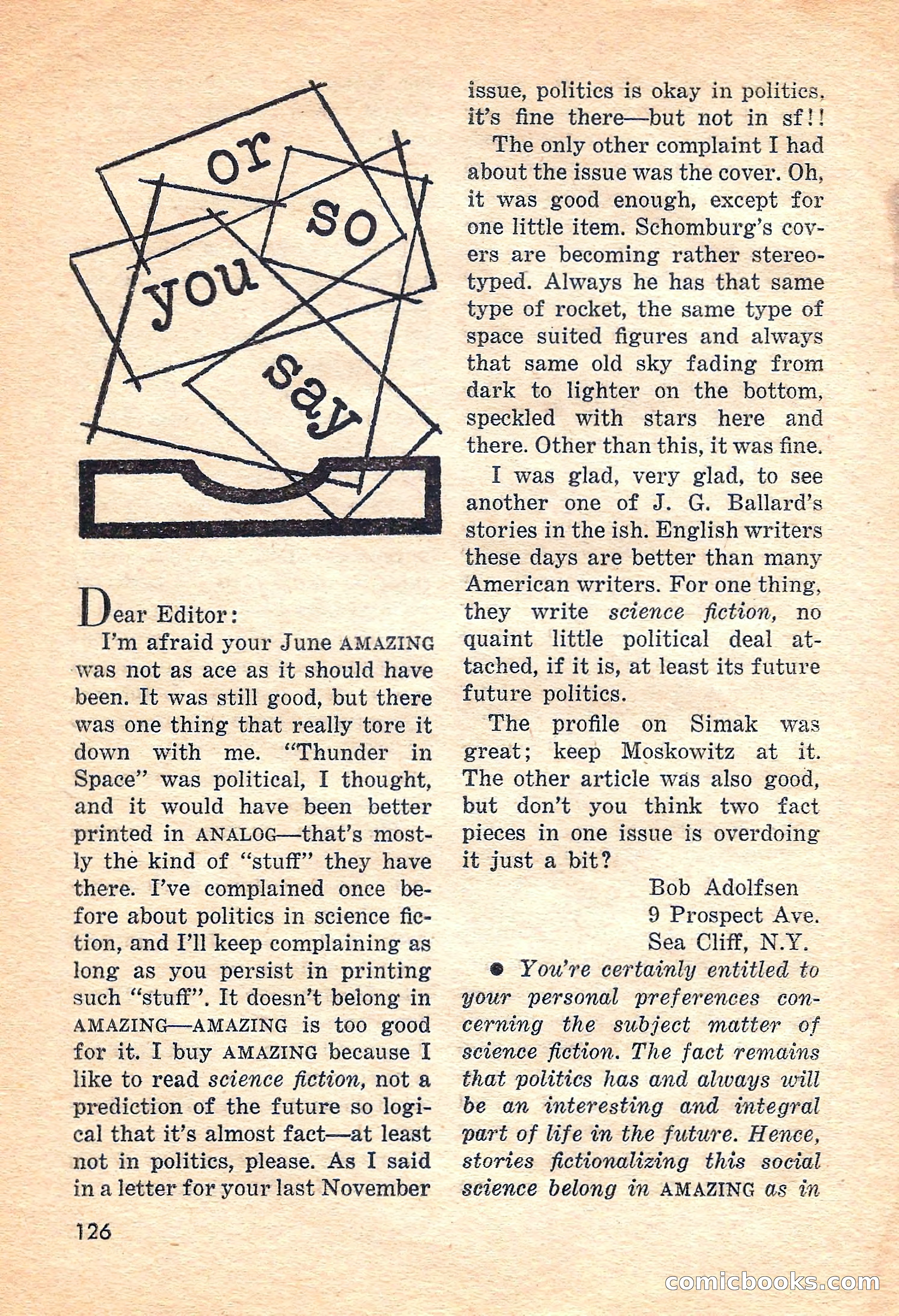 Amazing Stories, September 1962 — page 126 of 132