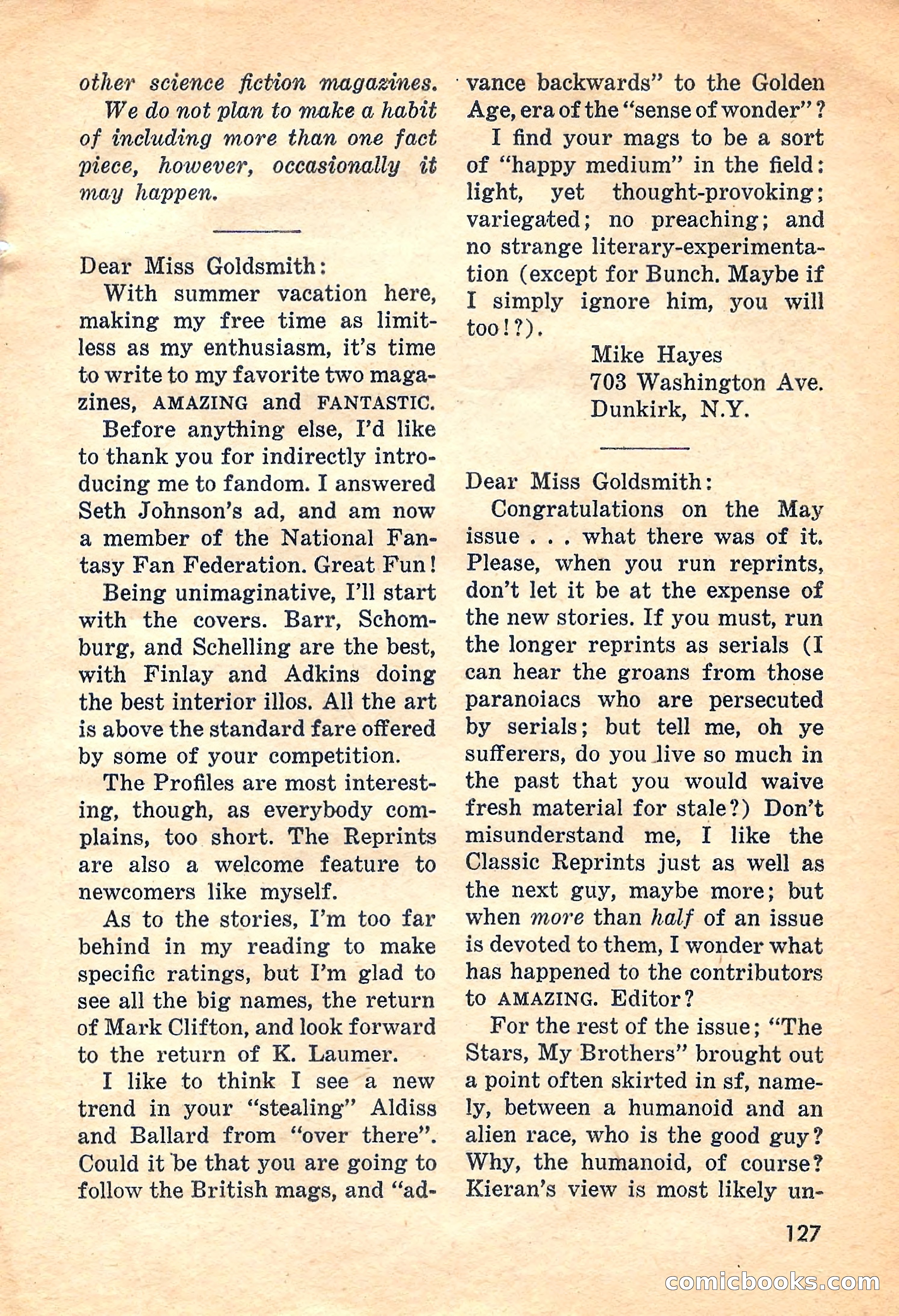 Amazing Stories, September 1962 — page 127 of 132