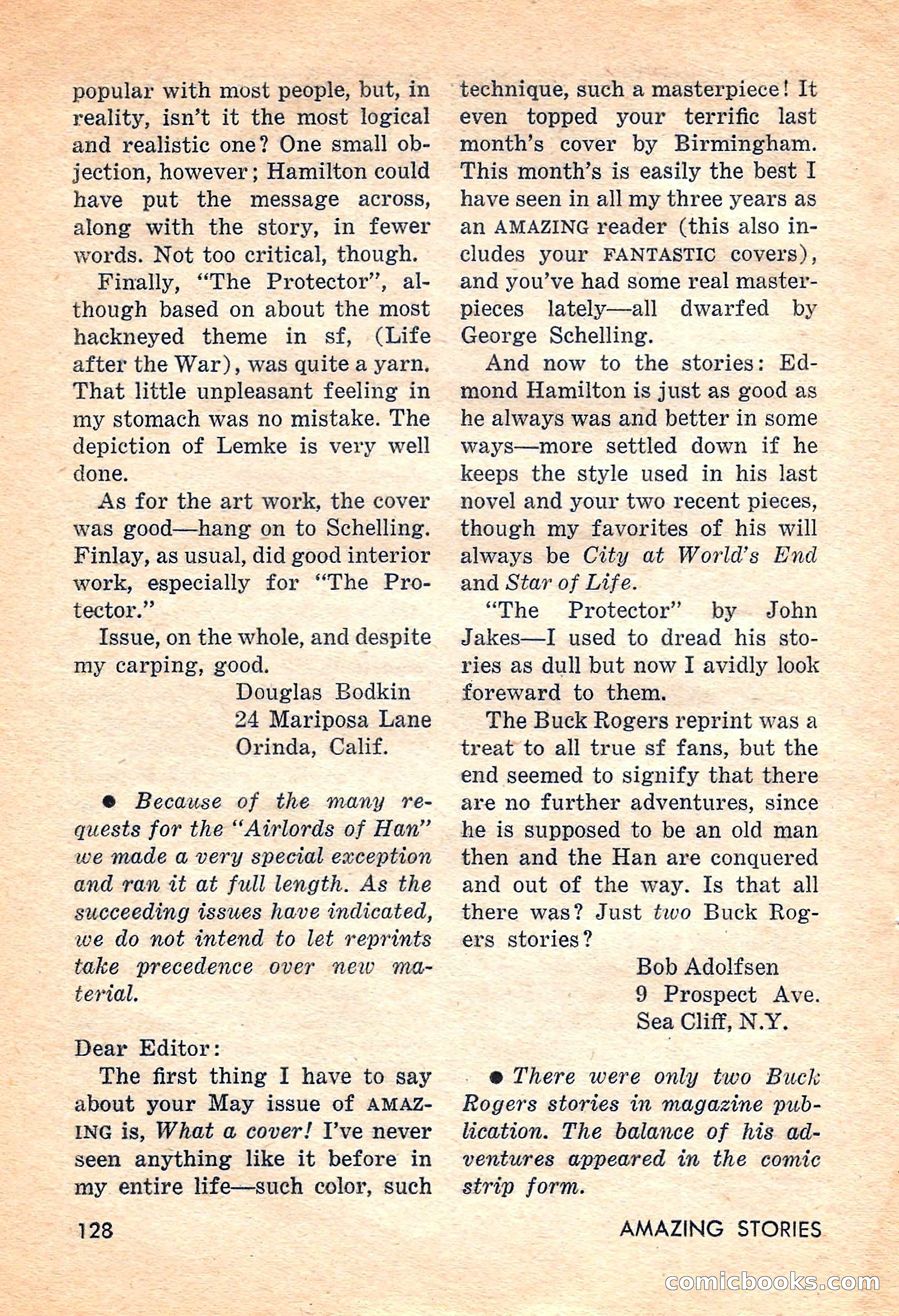 Amazing Stories, September 1962 — page 128 of 132