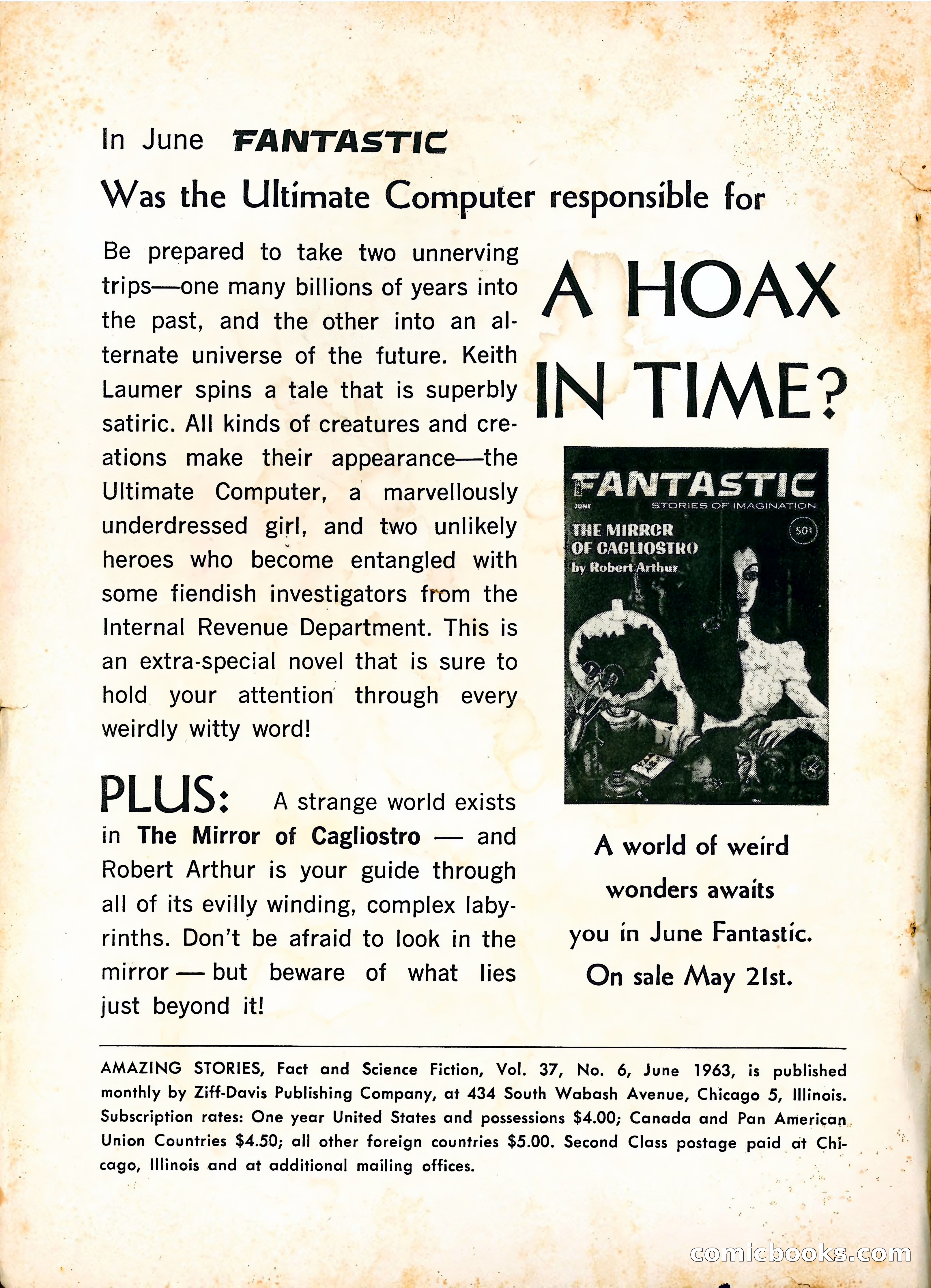 Amazing Stories, June 1963 — page 2 of 132
