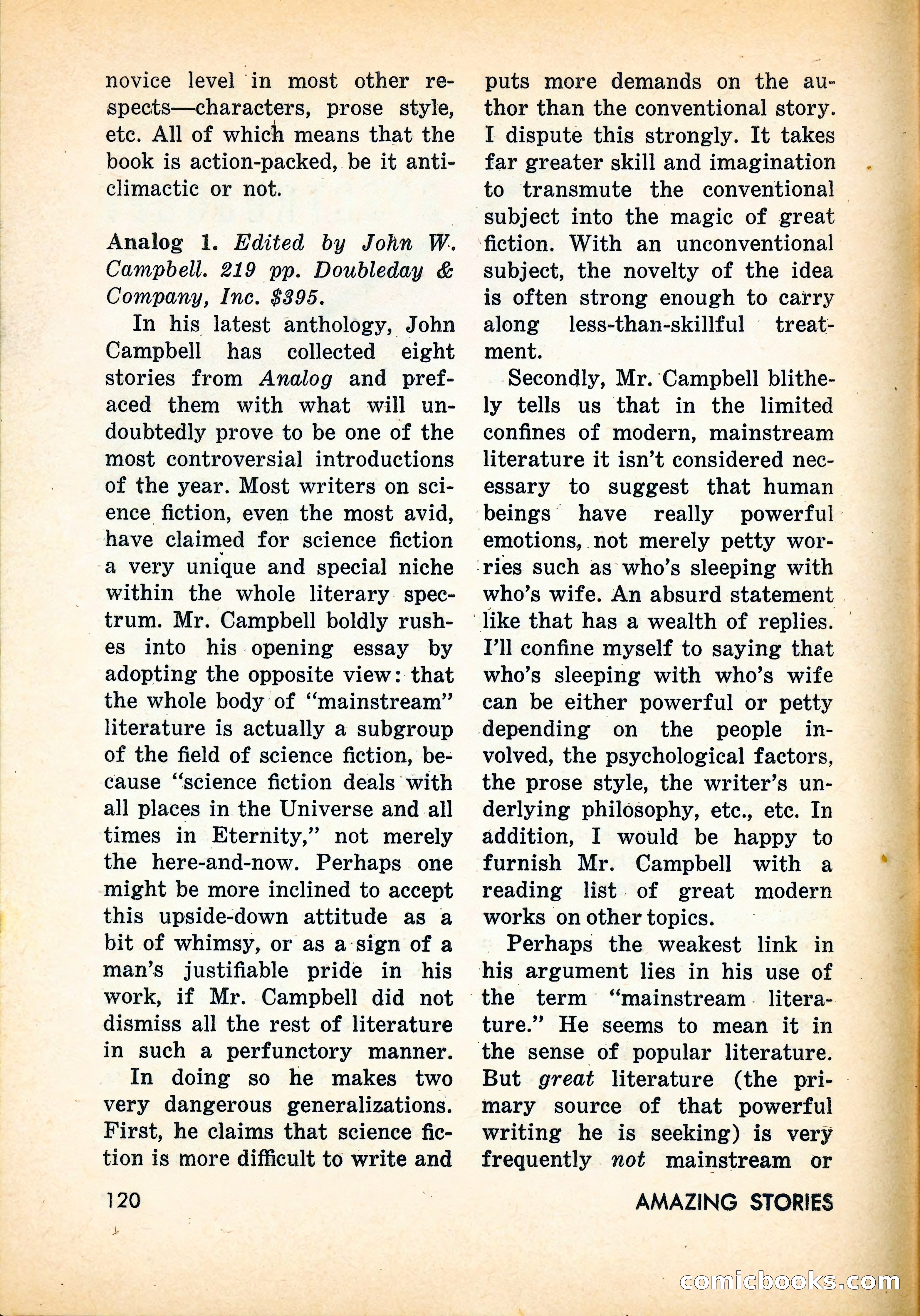 Amazing Stories, June 1963 — page 120 of 132