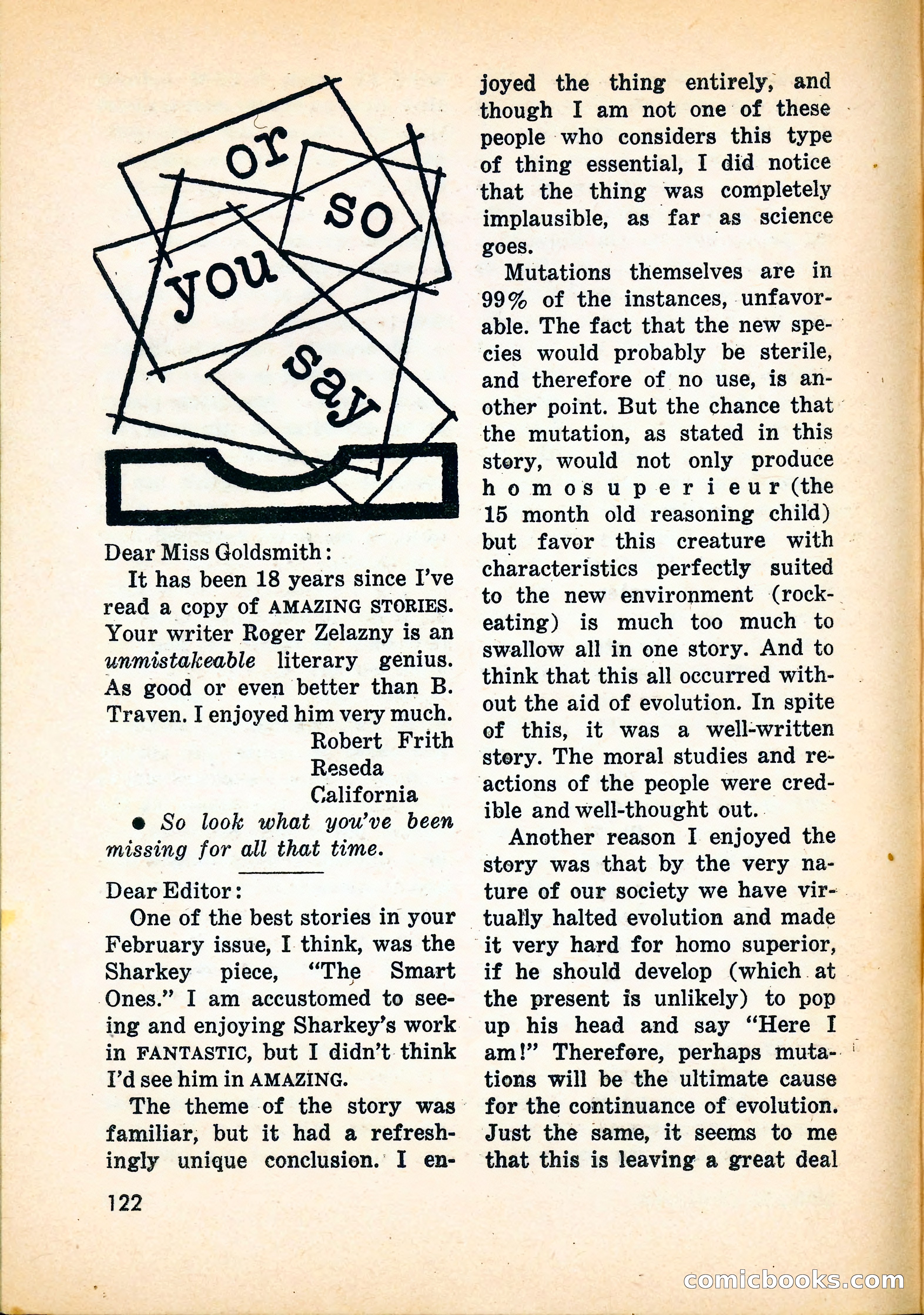 Amazing Stories, June 1963 — page 122 of 132