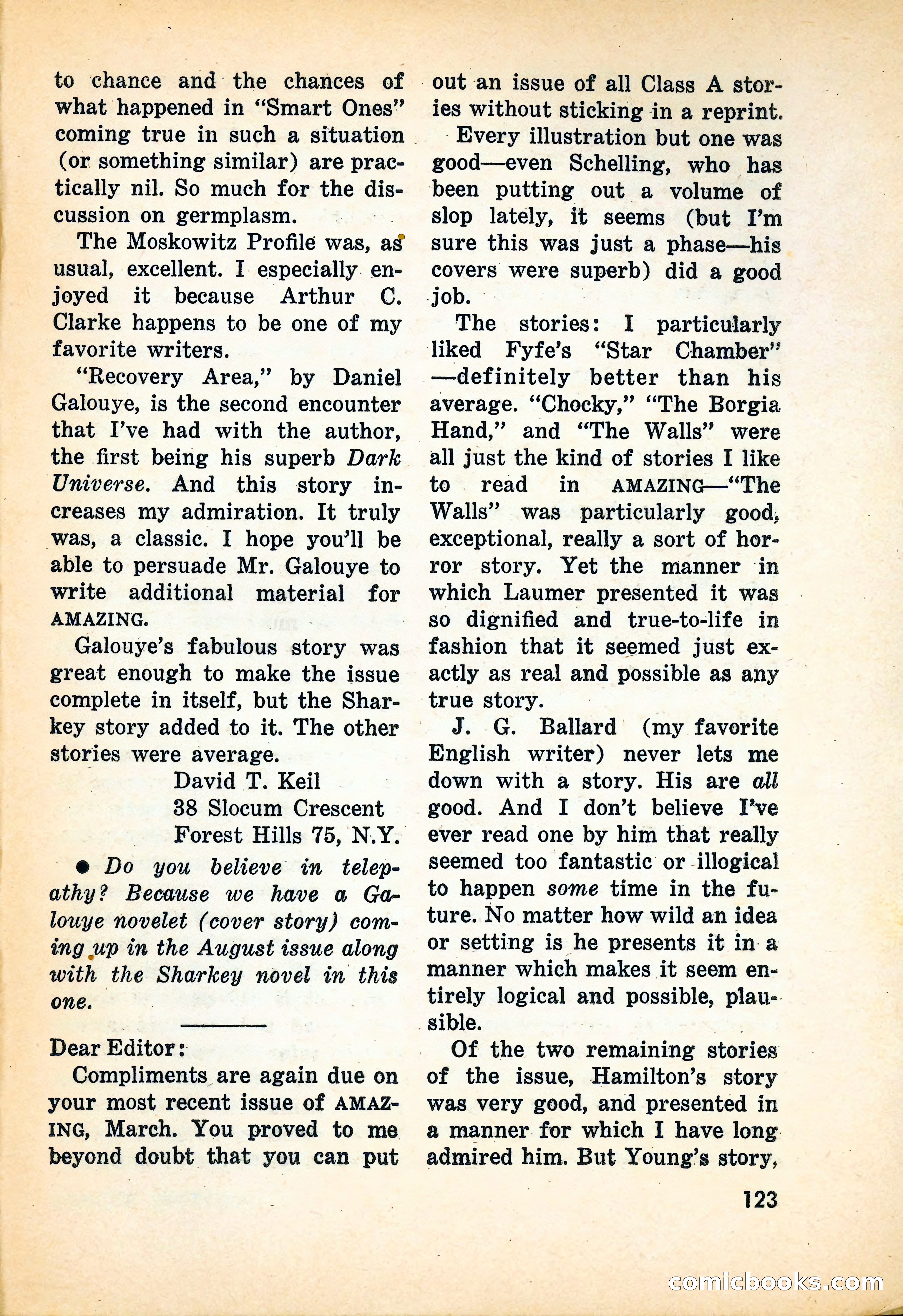 Amazing Stories, June 1963 — page 123 of 132