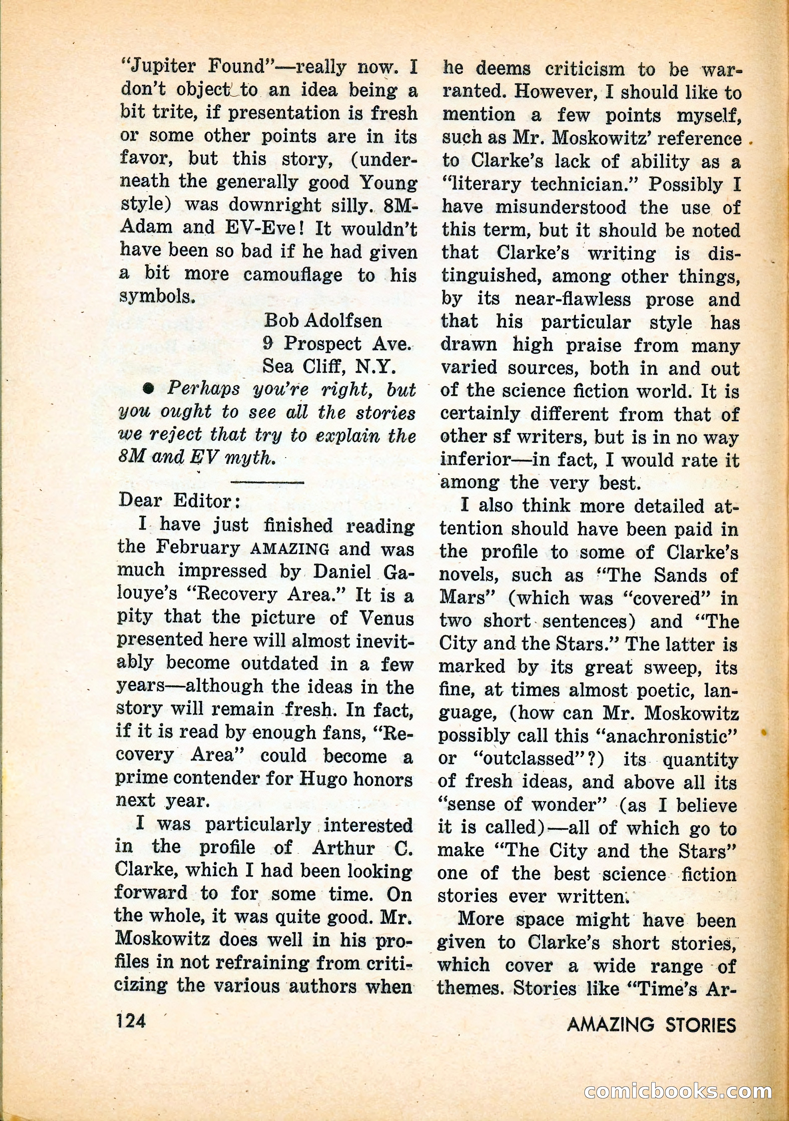 Amazing Stories, June 1963 — page 124 of 132