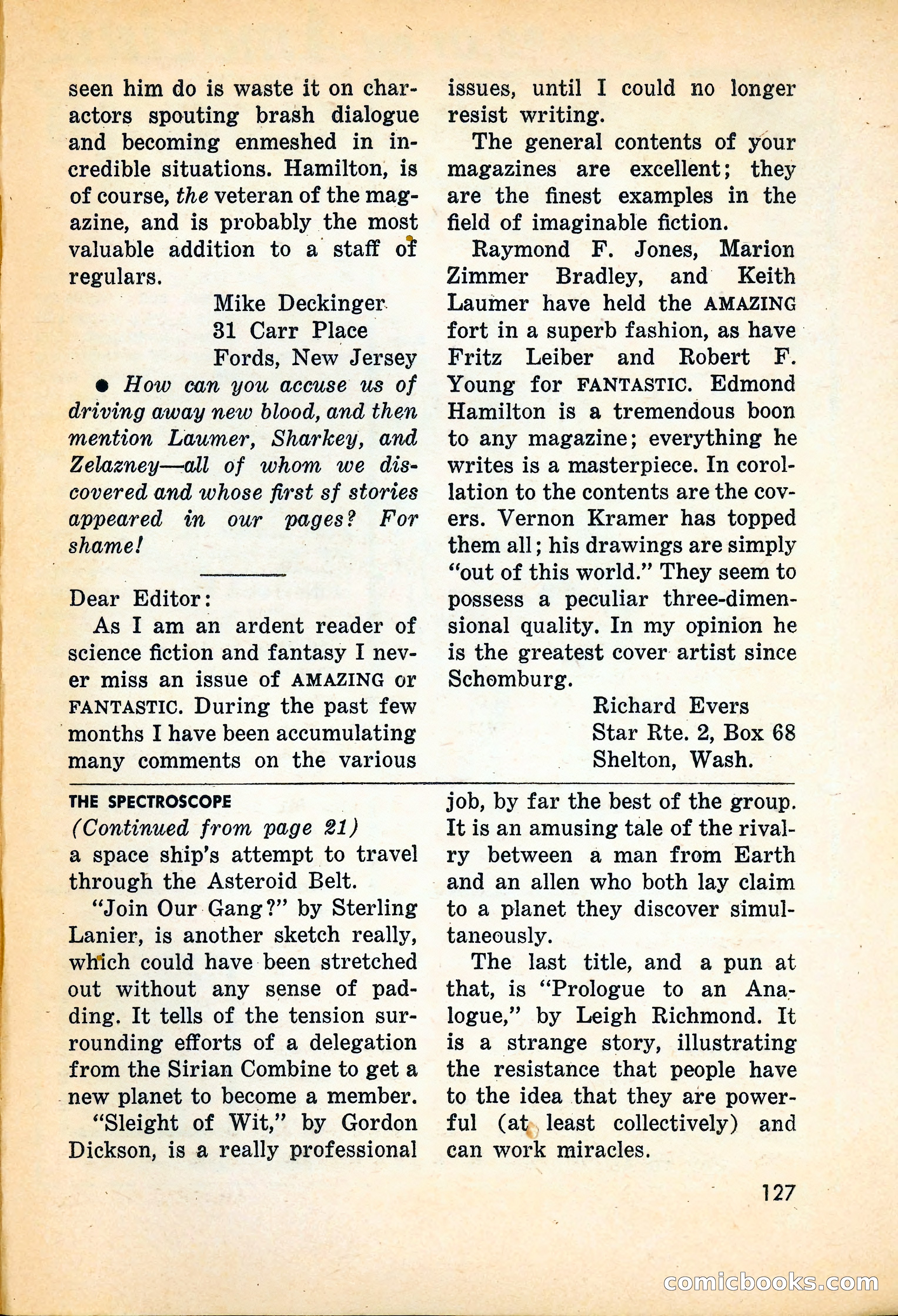 Amazing Stories, June 1963 — page 127 of 132