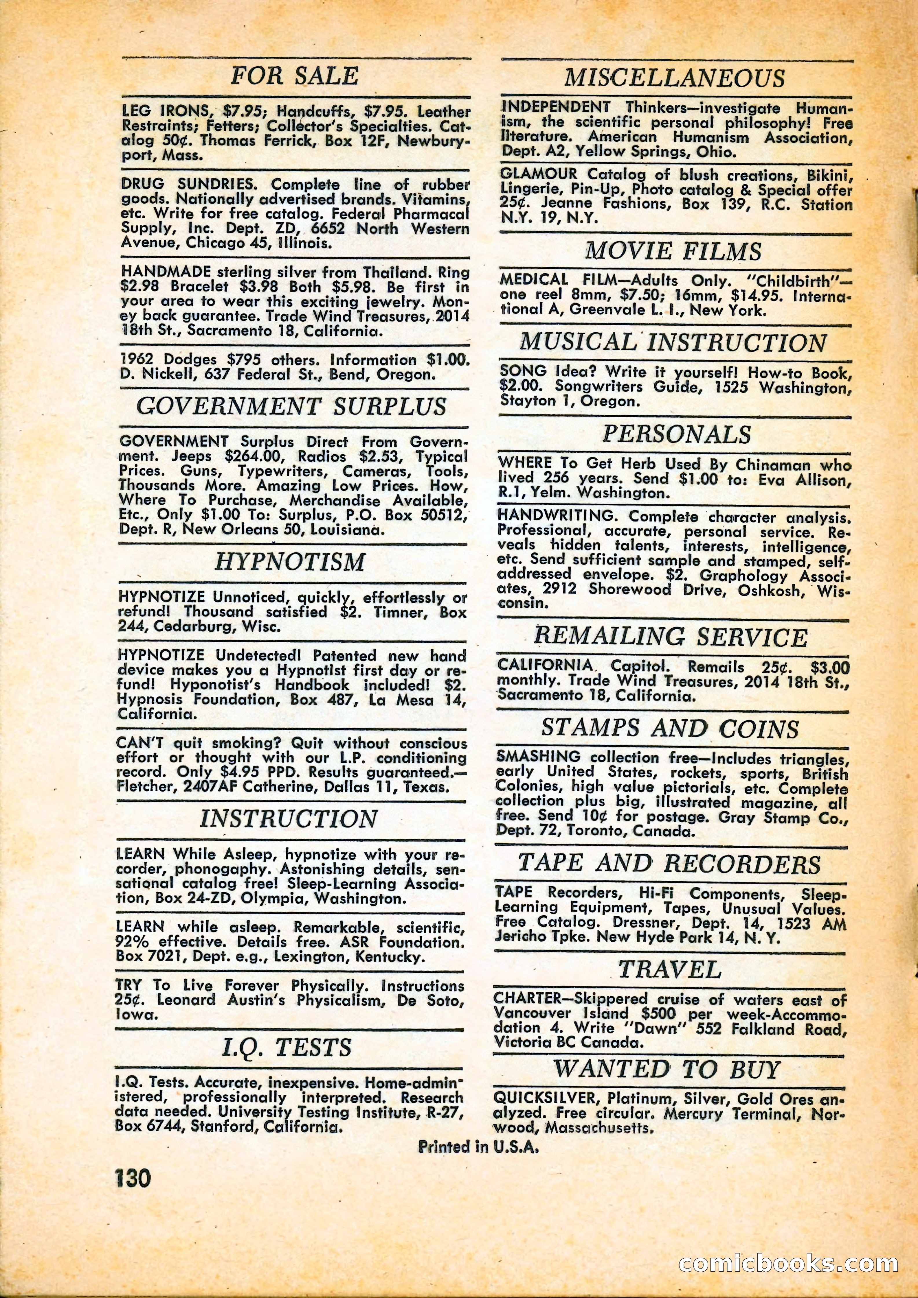 Amazing Stories, June 1963 — page 130 of 132
