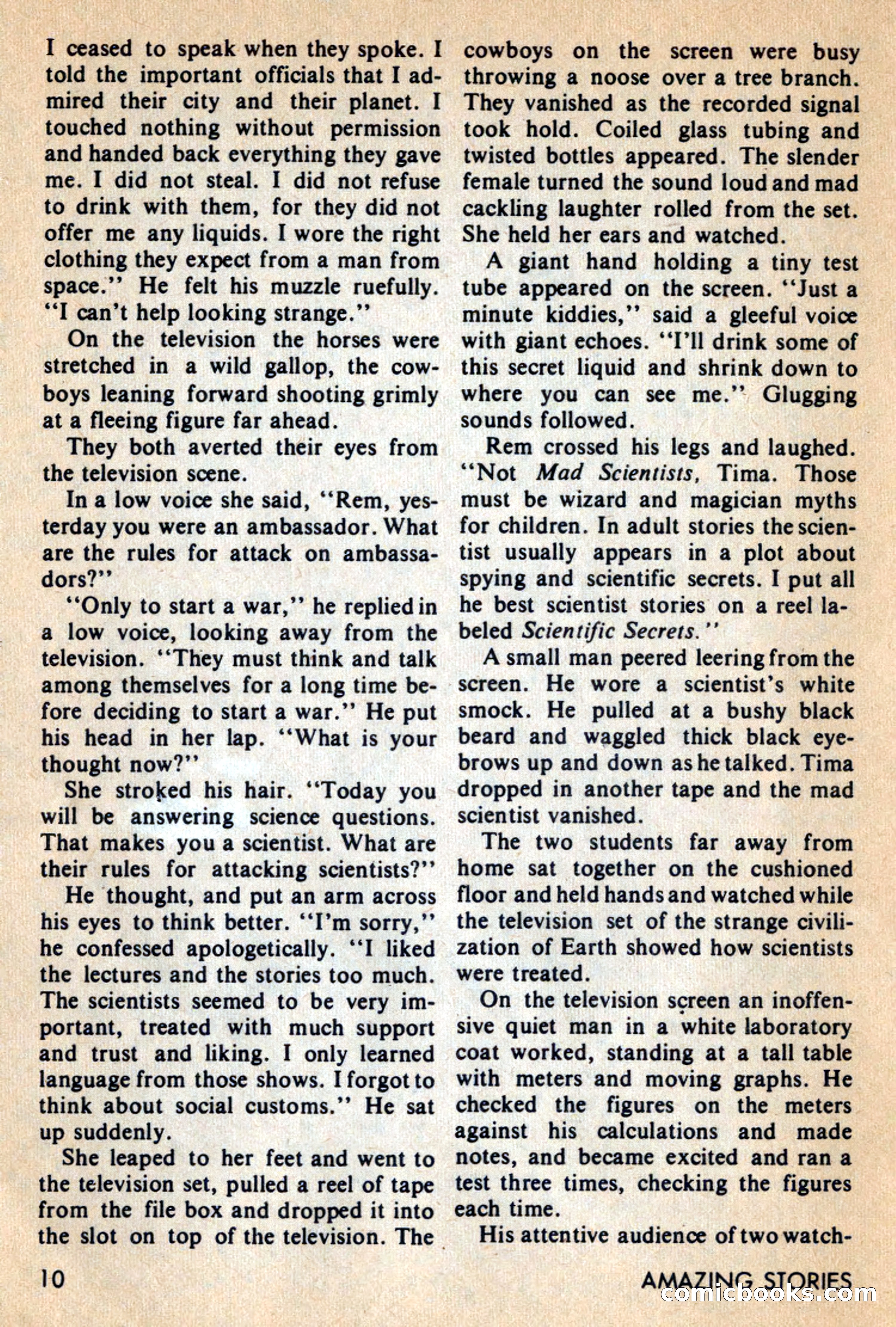Amazing Stories, February 1968 — page 10 of 148