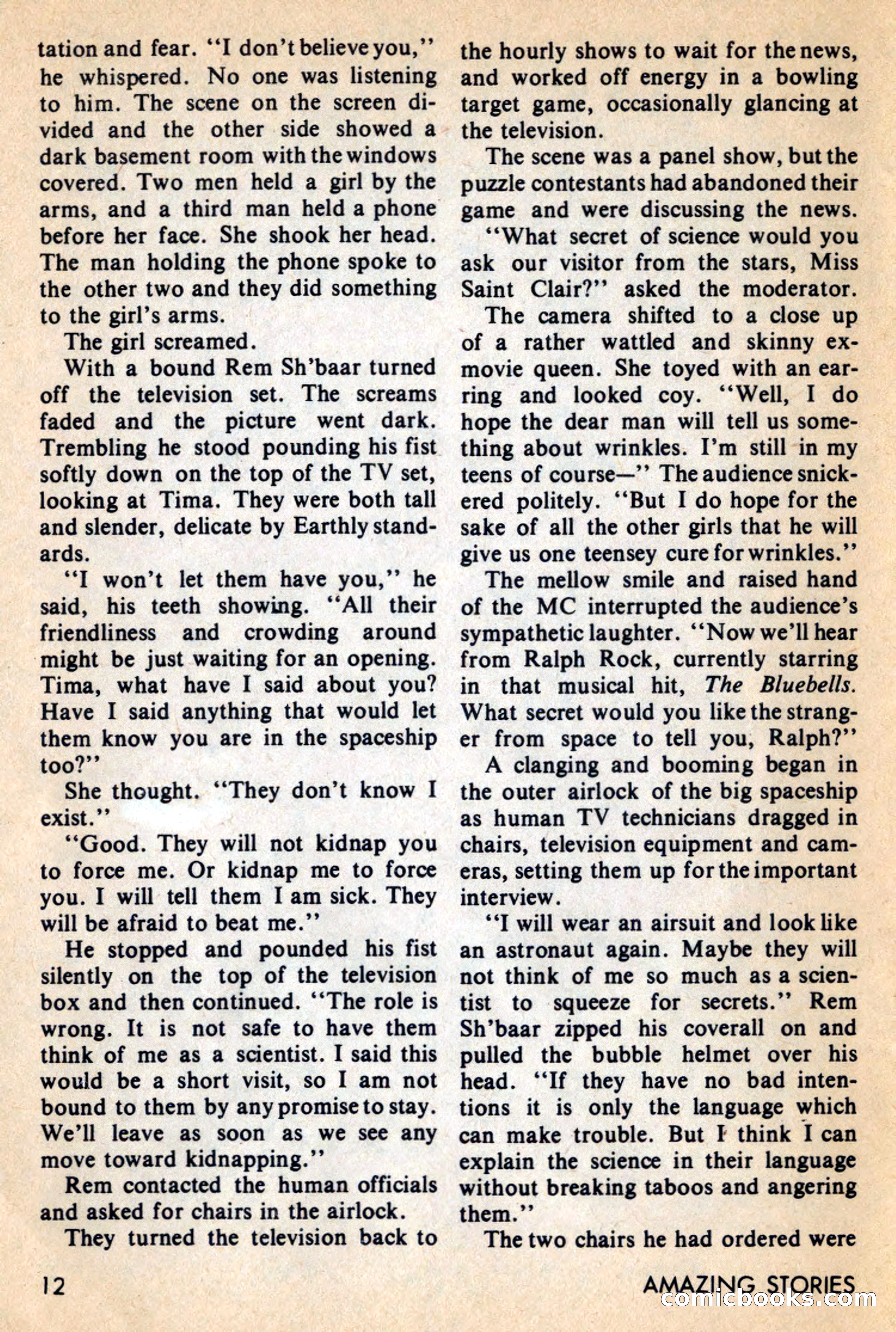 Amazing Stories, February 1968 — page 12 of 148