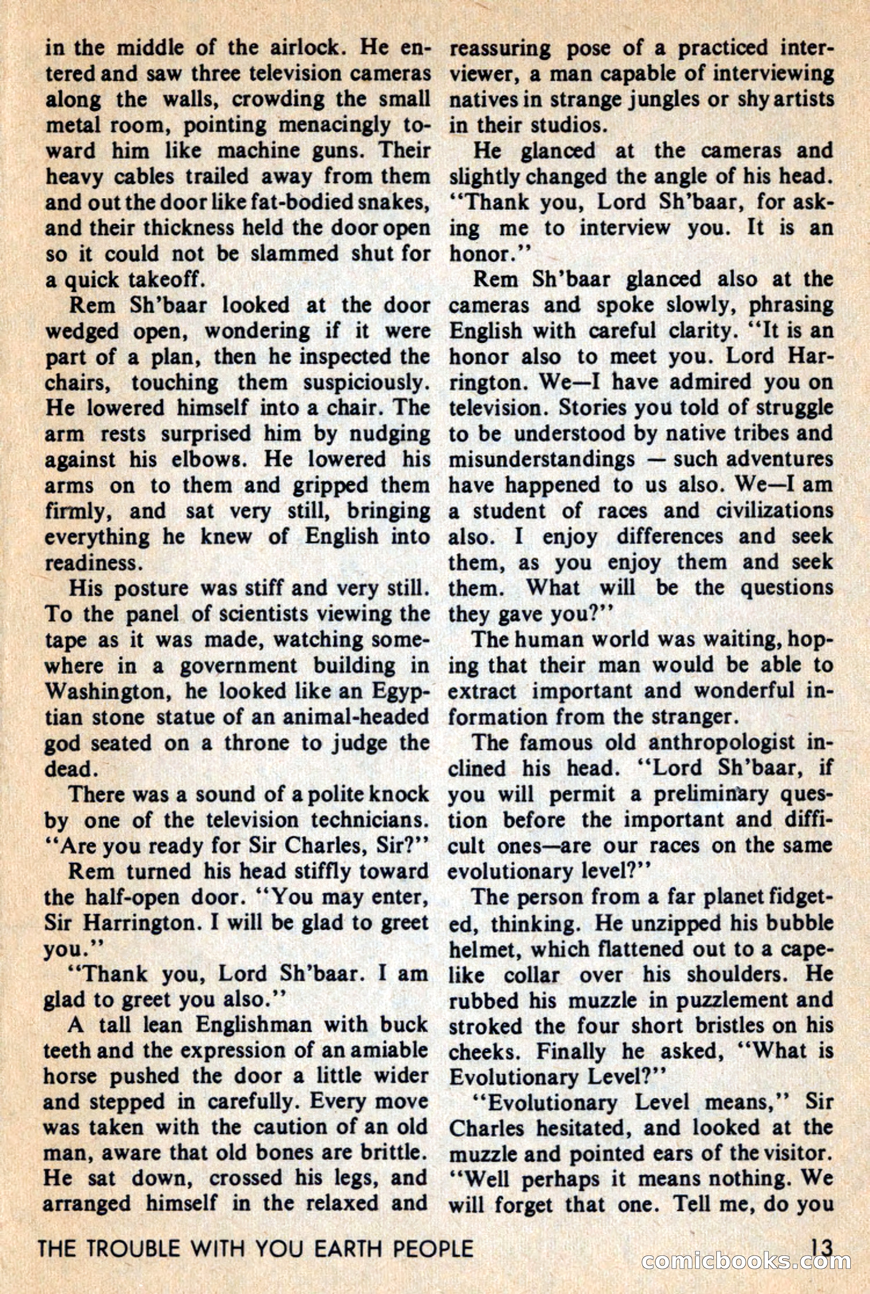 Amazing Stories, February 1968 — page 13 of 148