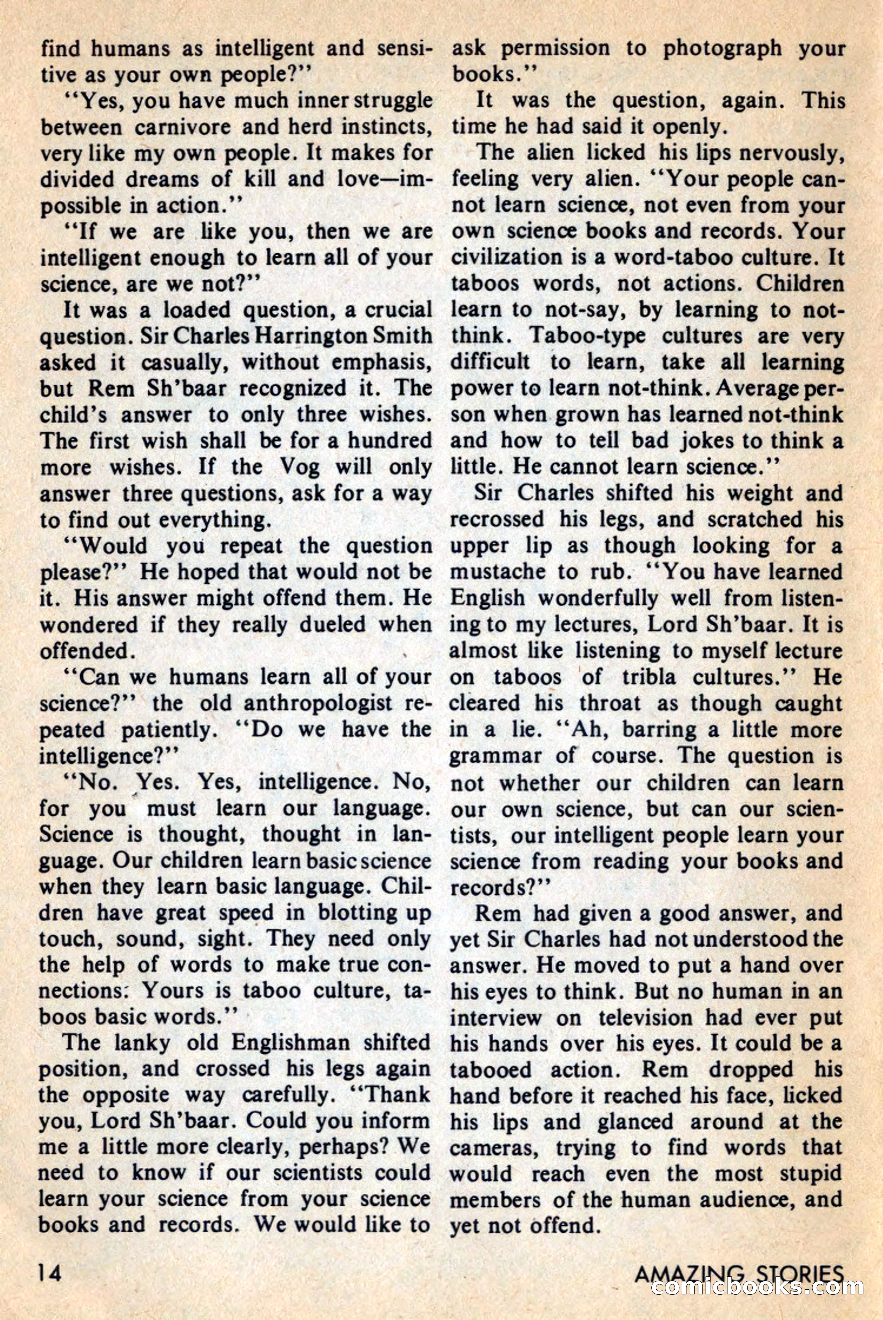 Amazing Stories, February 1968 — page 14 of 148