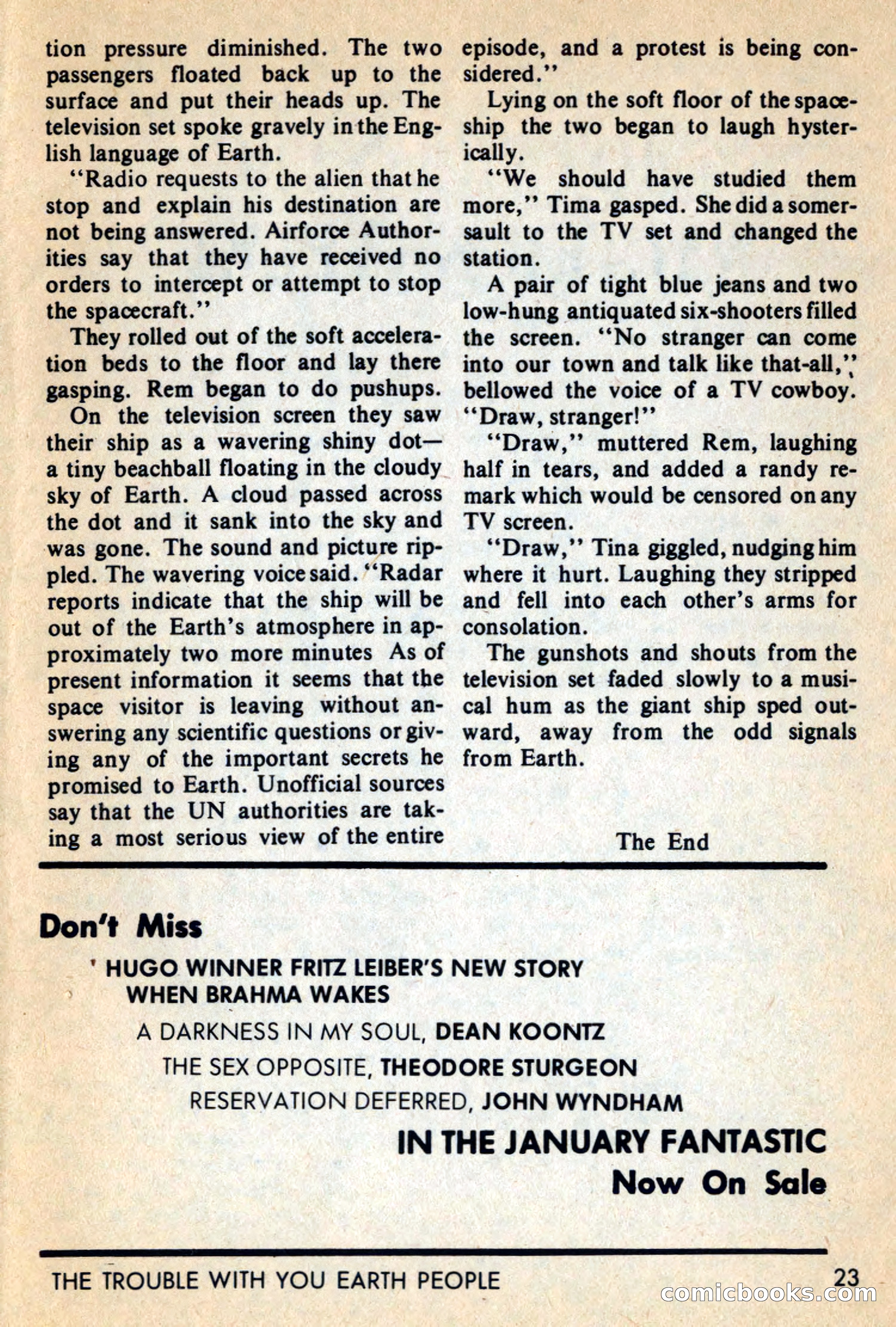 Amazing Stories, February 1968 — page 23 of 148
