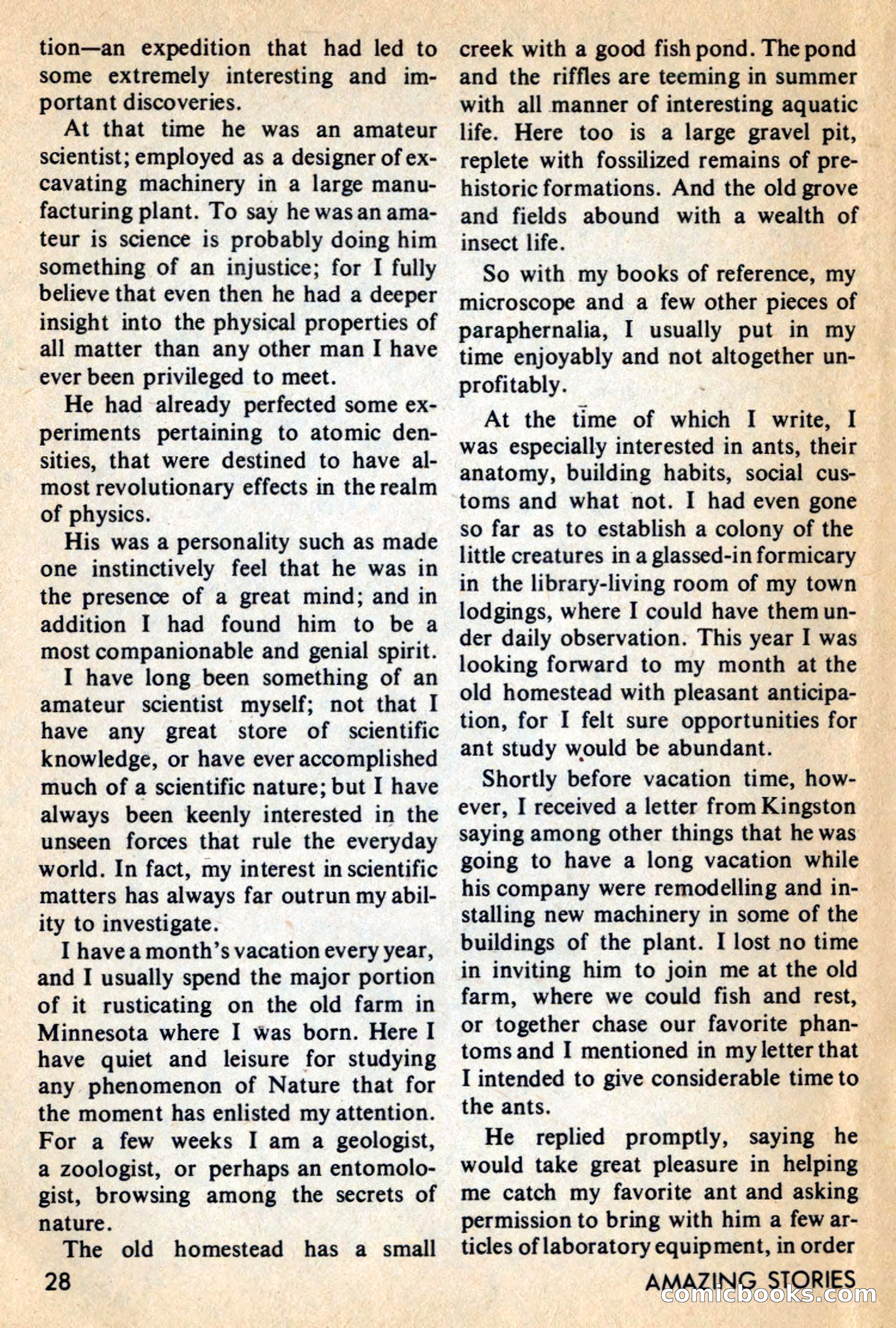 Amazing Stories, February 1968 — page 28 of 148