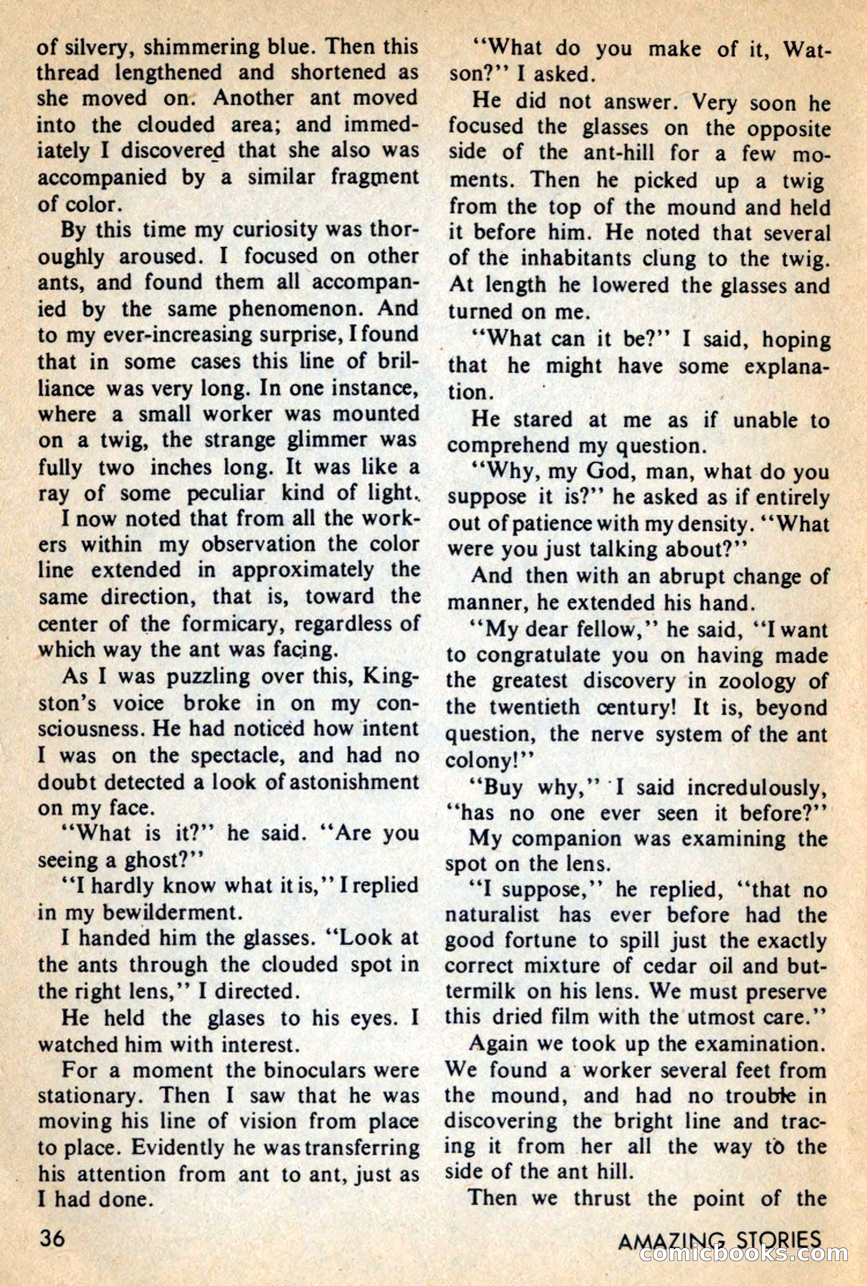 Amazing Stories, February 1968 — page 36 of 148