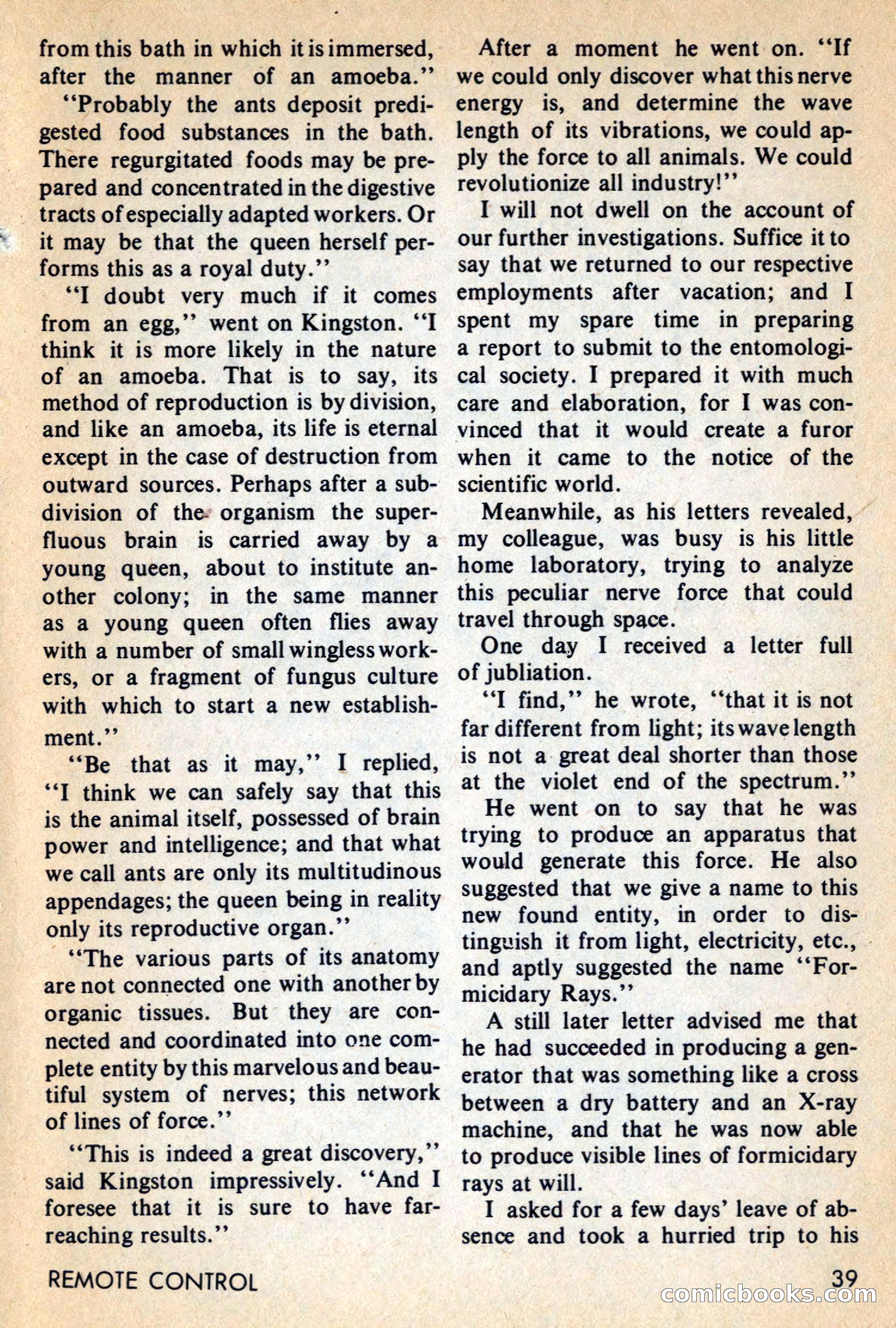 Amazing Stories, February 1968 — page 39 of 148