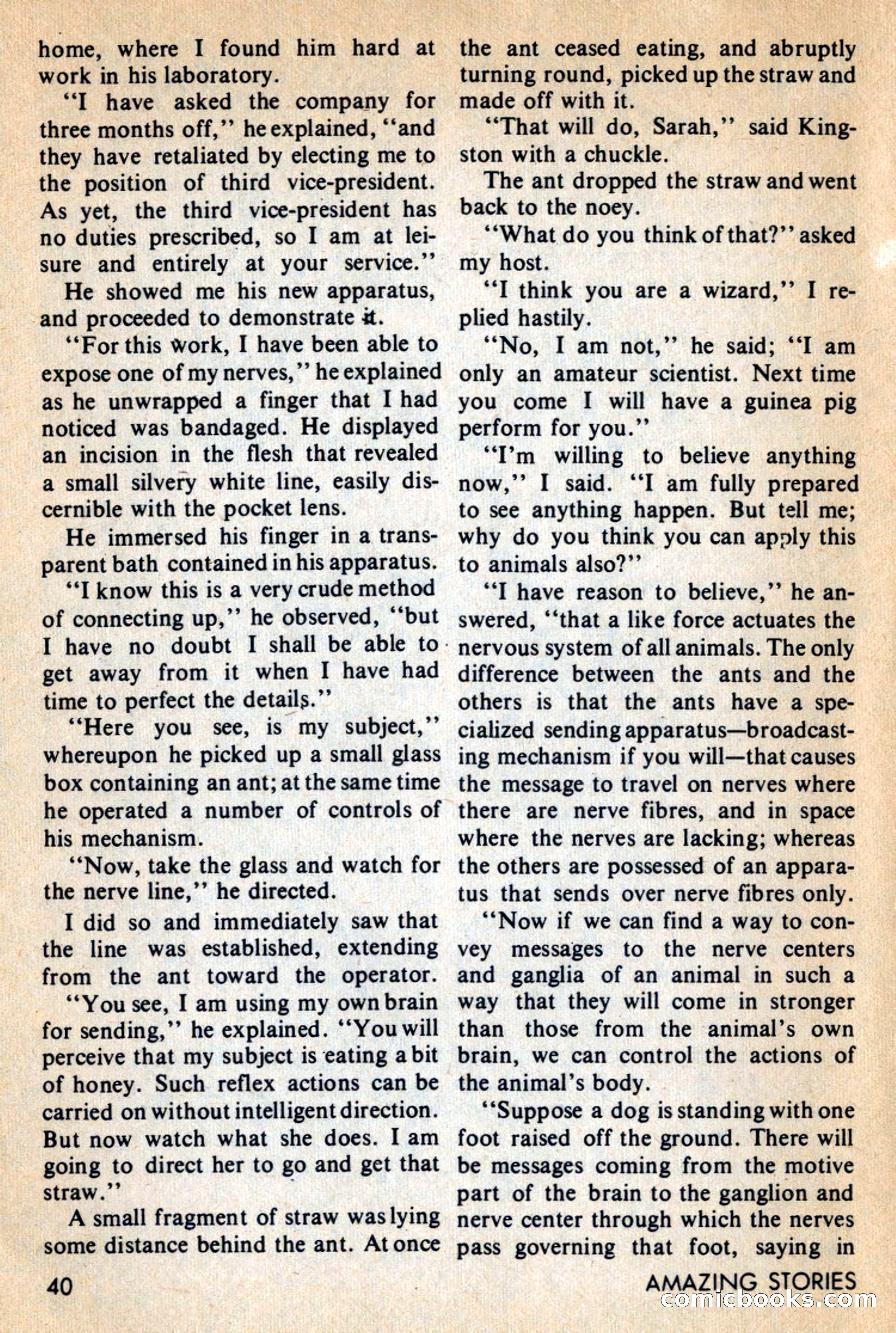 Amazing Stories, February 1968 — page 40 of 148