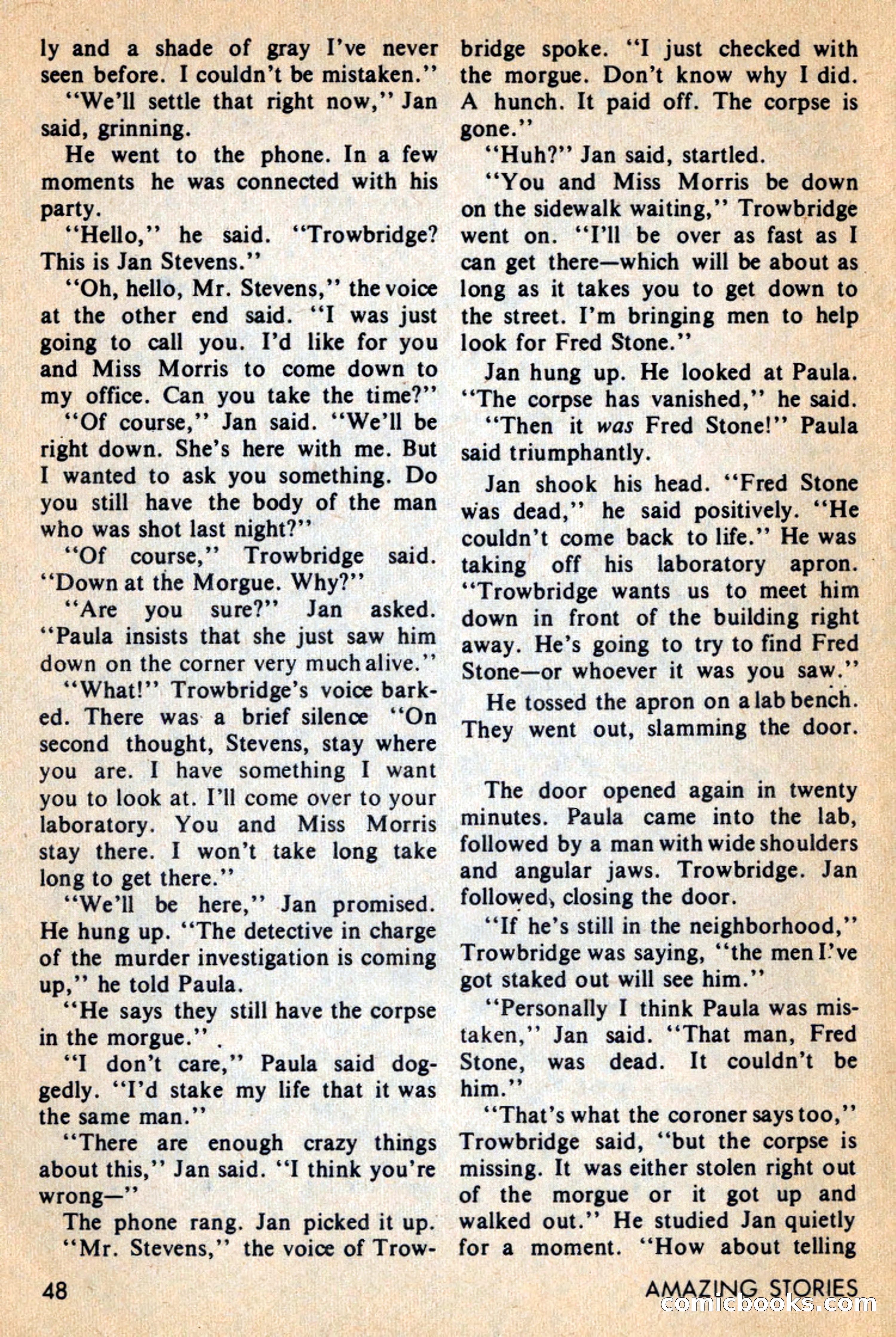 Amazing Stories, February 1968 — page 48 of 148