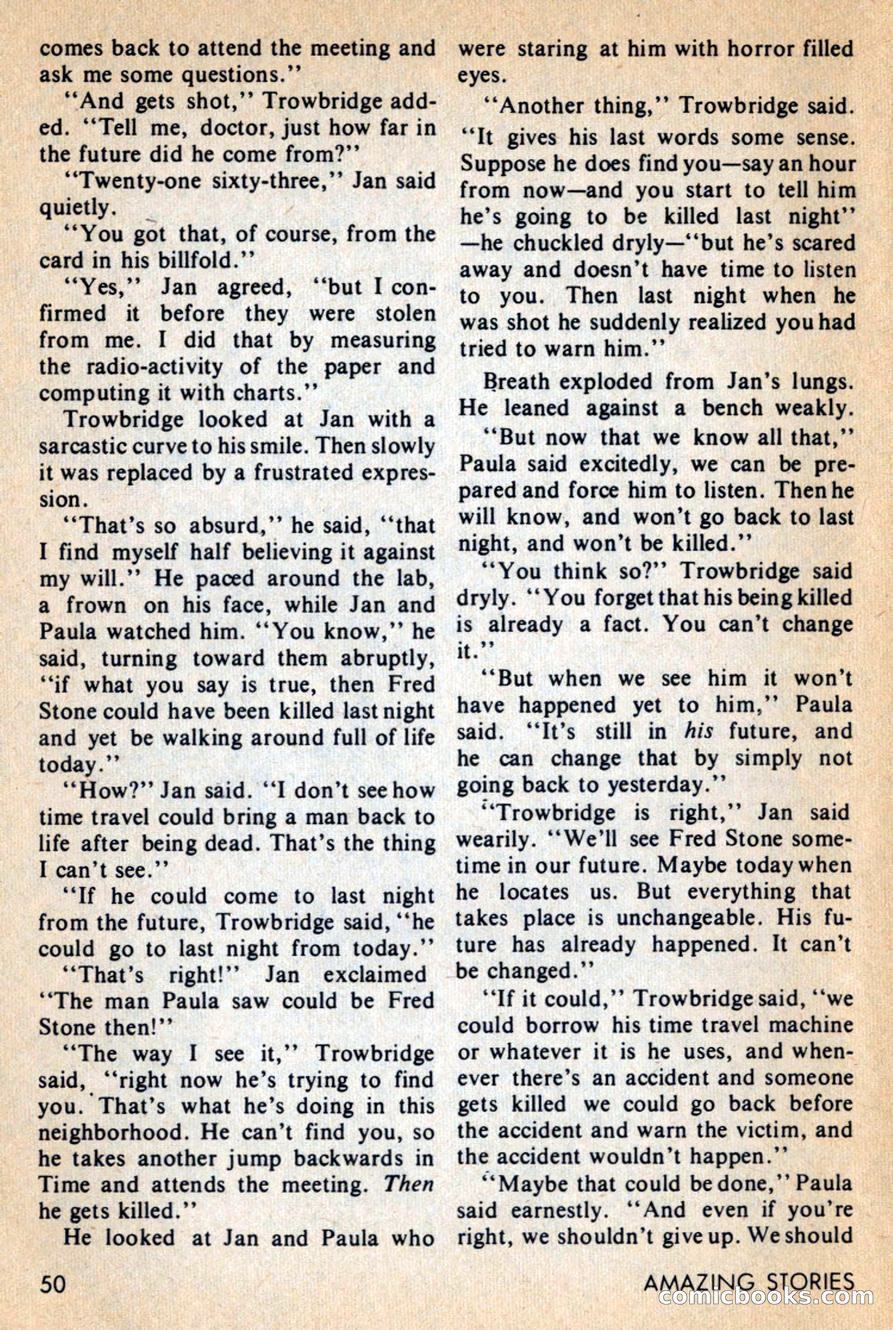 Amazing Stories, February 1968 — page 50 of 148