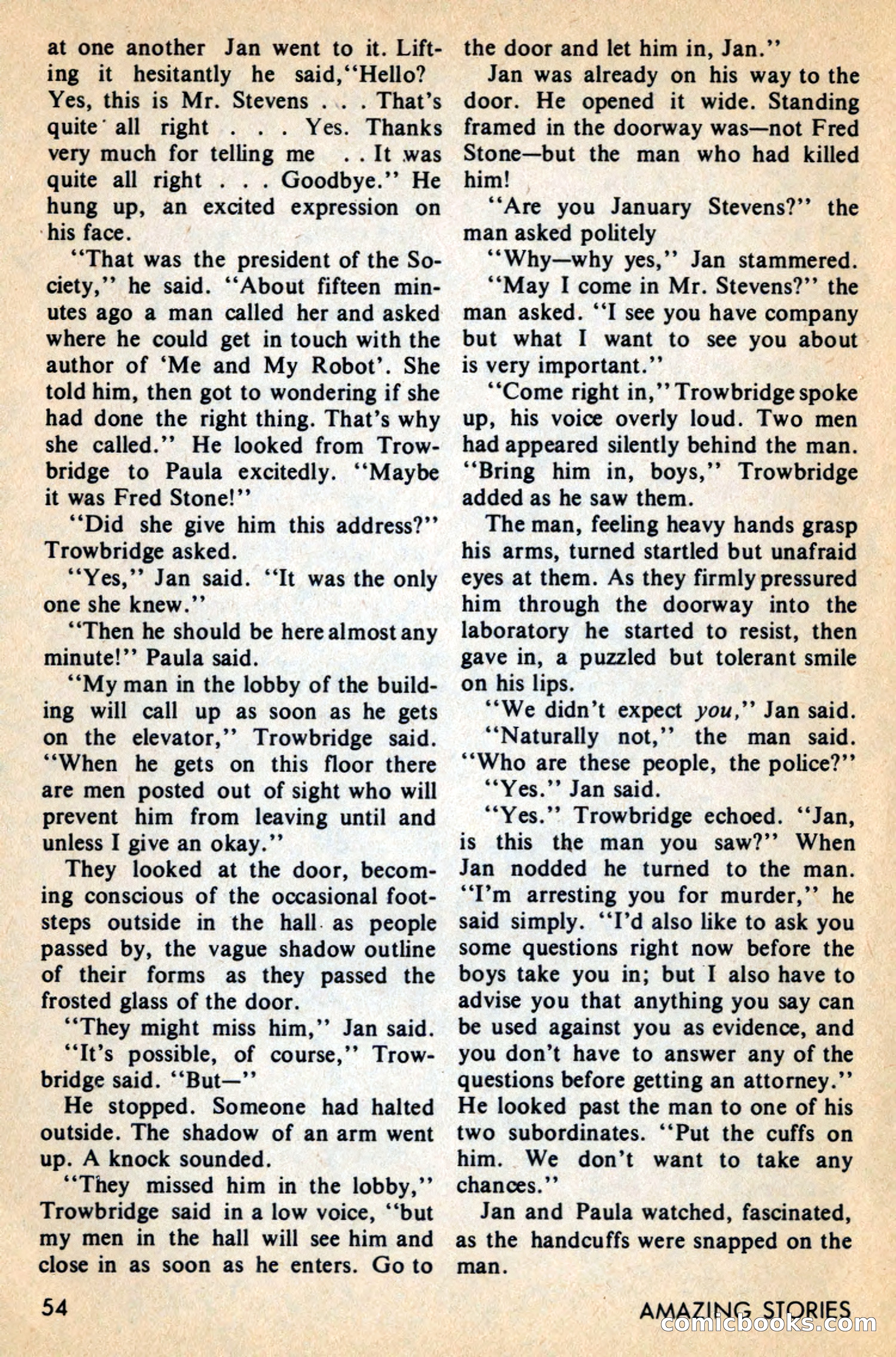 Amazing Stories, February 1968 — page 54 of 148