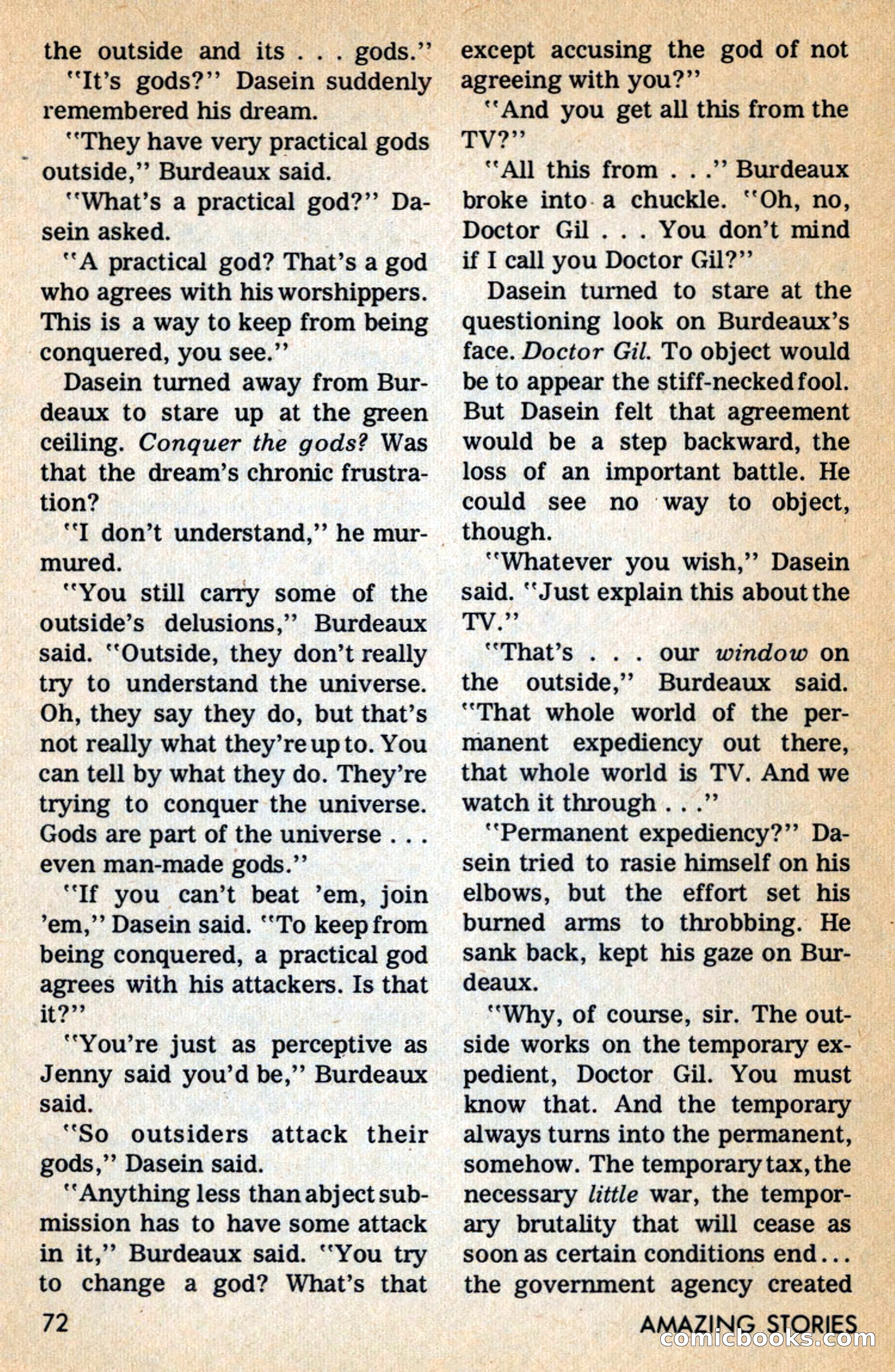 Amazing Stories, February 1968 — page 72 of 148