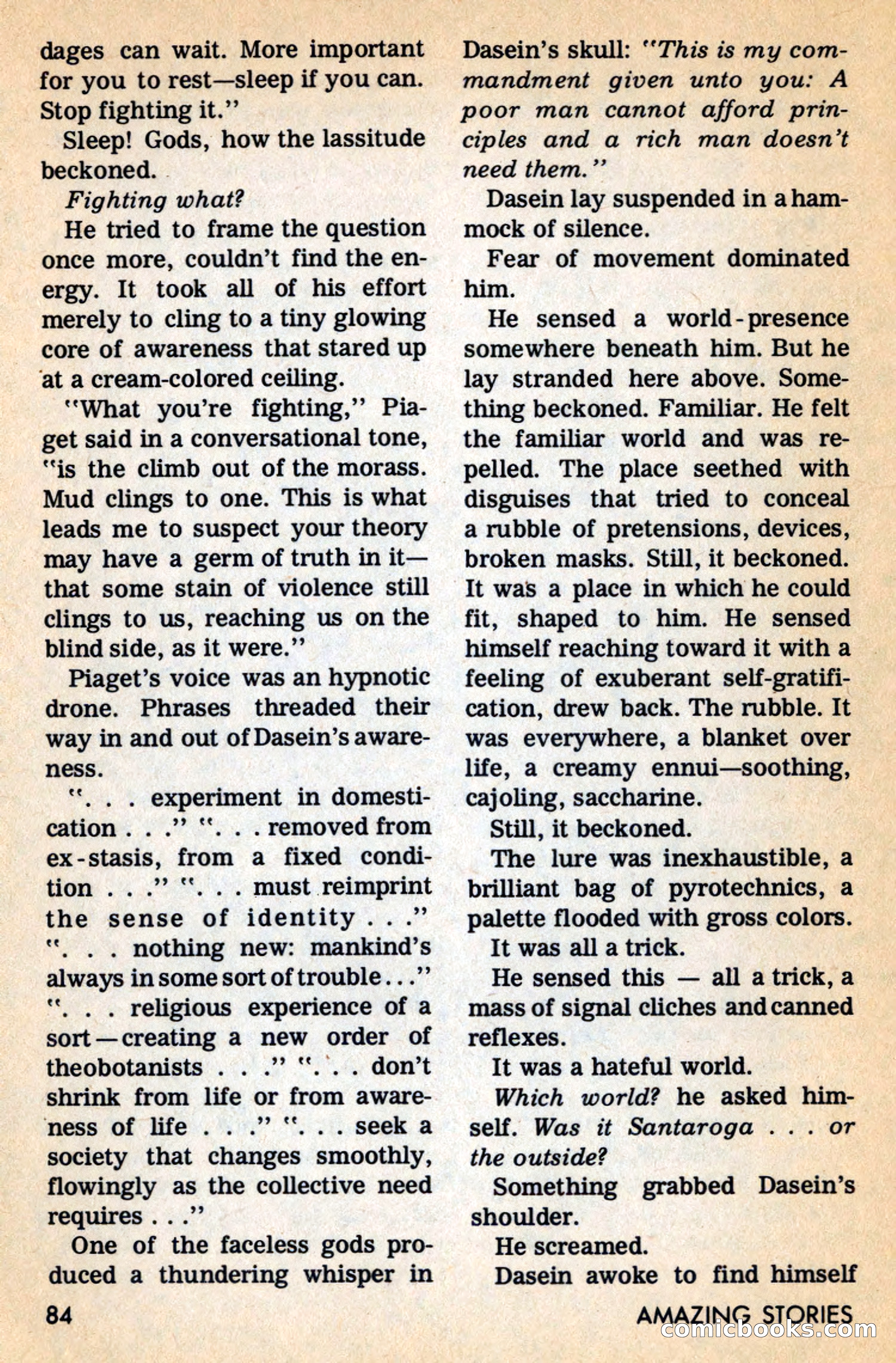 Amazing Stories, February 1968 — page 84 of 148