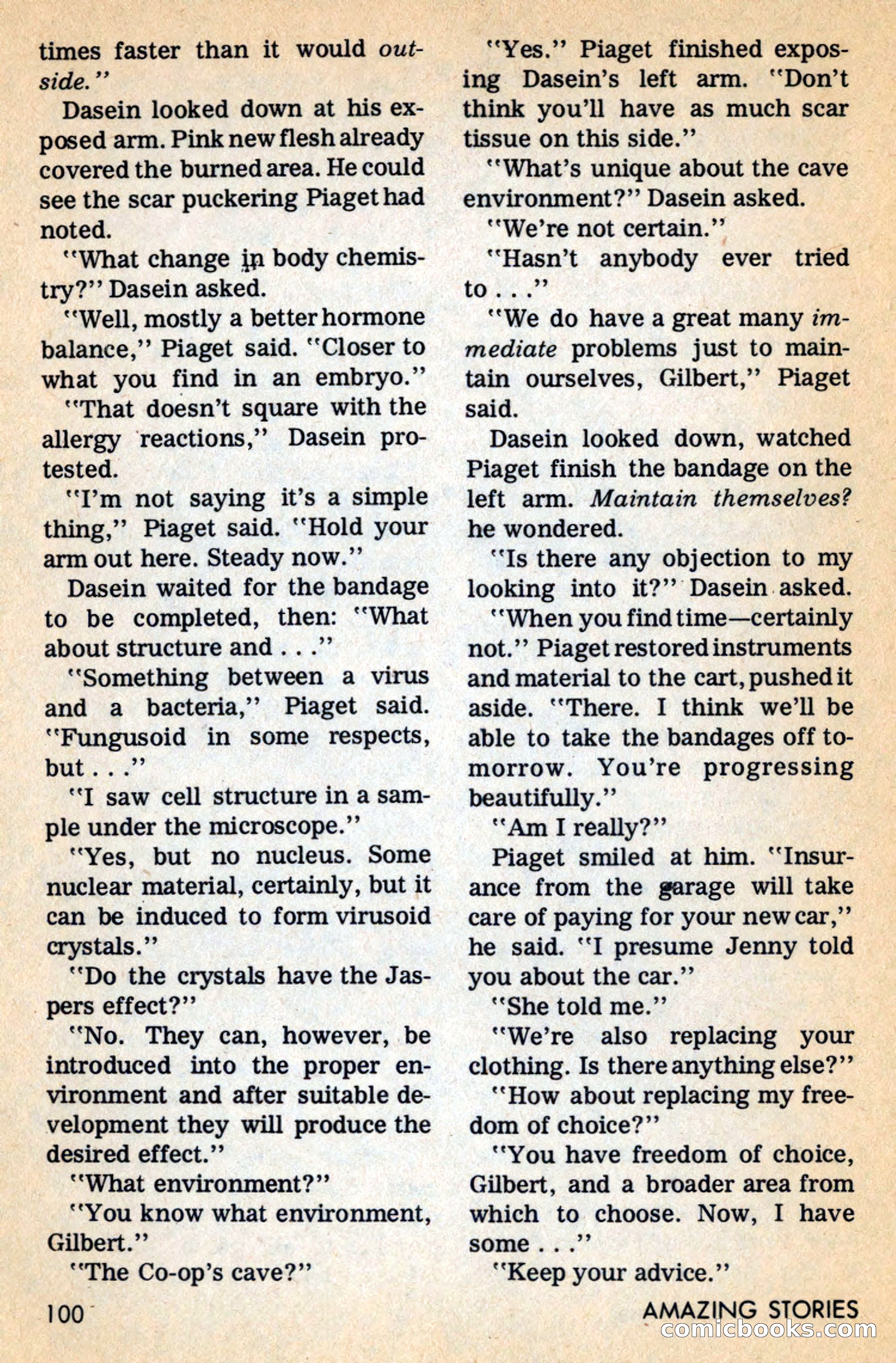 Amazing Stories, February 1968 — page 100 of 148