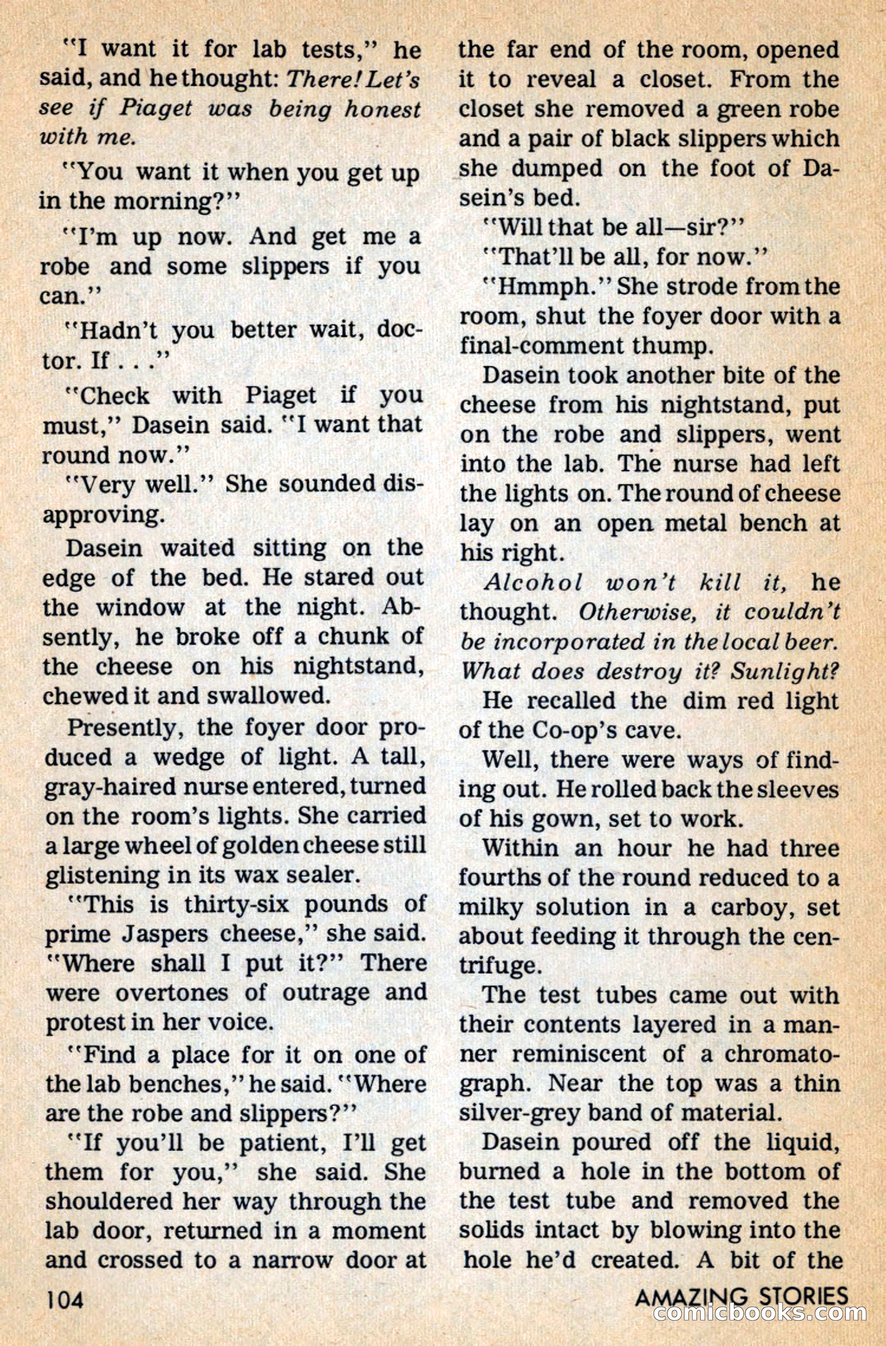 Amazing Stories, February 1968 — page 104 of 148