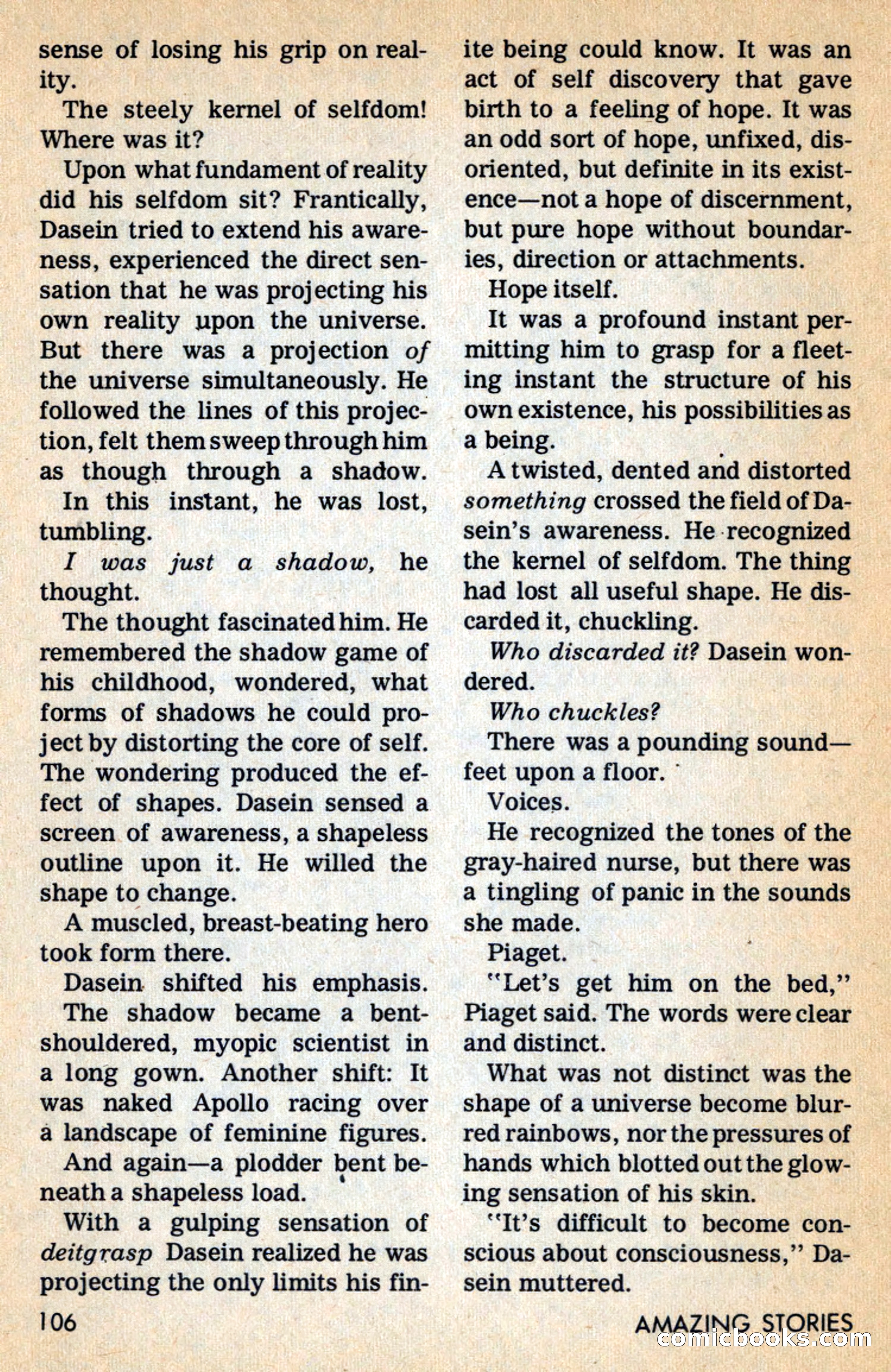 Amazing Stories, February 1968 — page 106 of 148