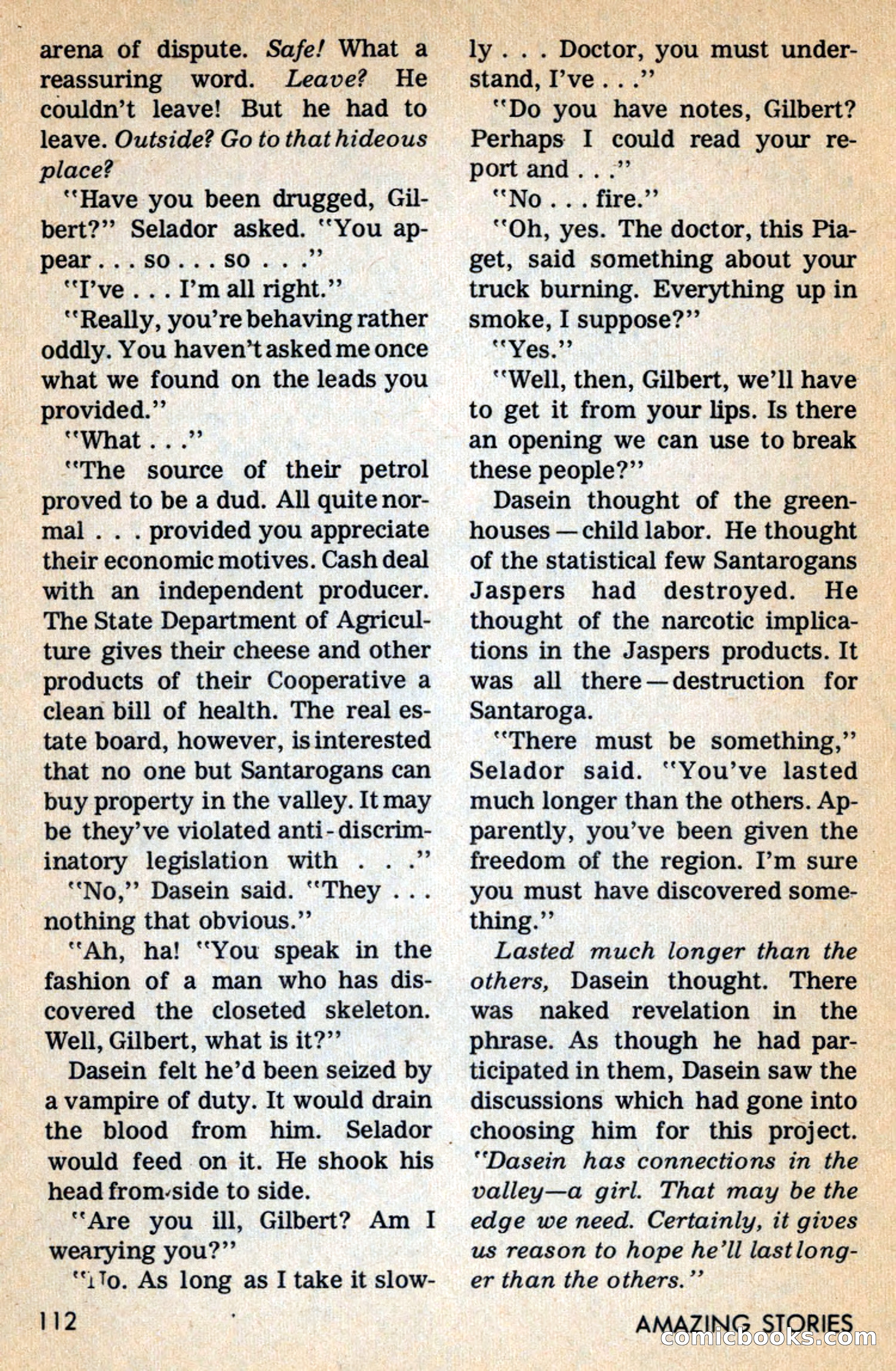 Amazing Stories, February 1968 — page 112 of 148