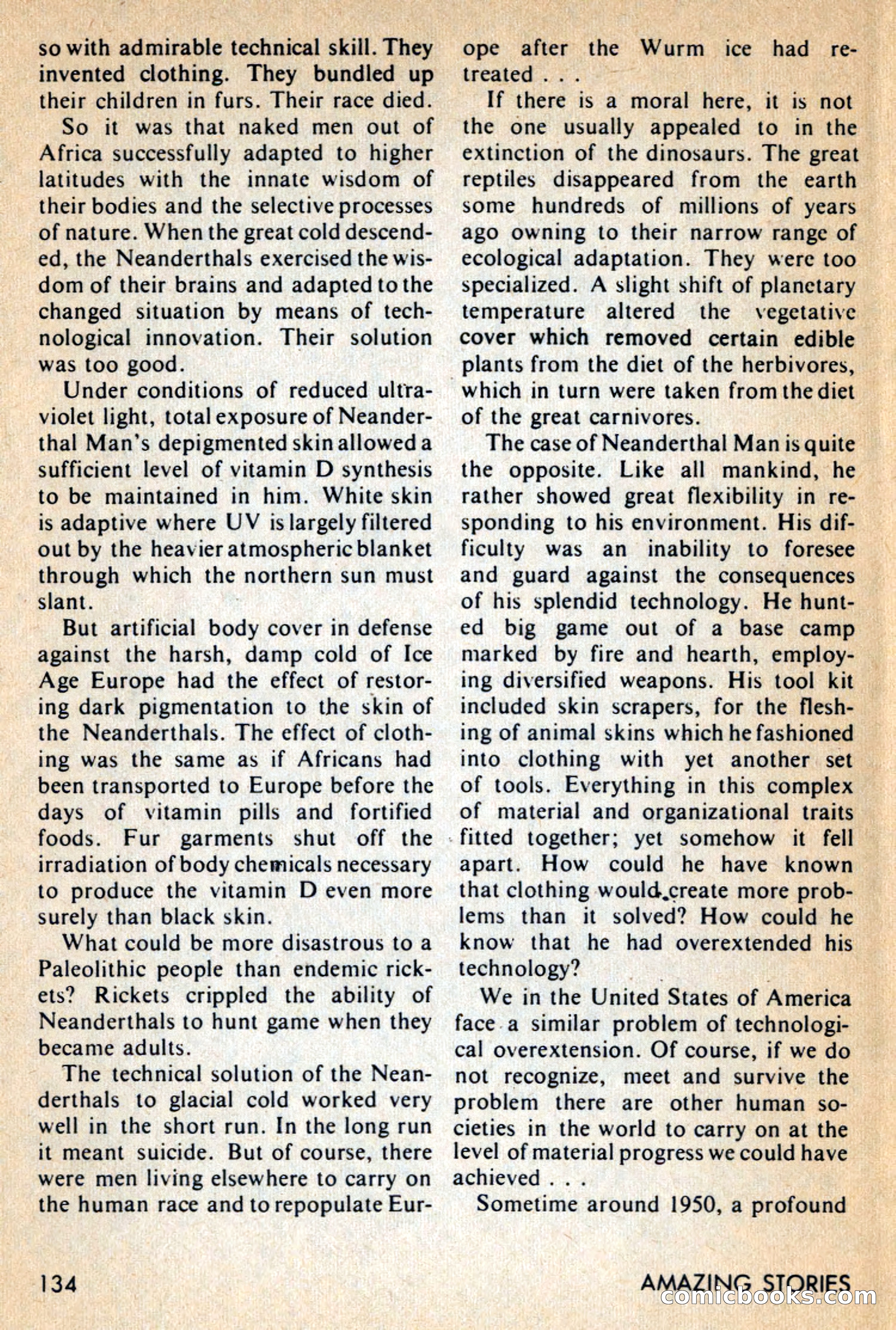 Amazing Stories, February 1968 — page 134 of 148