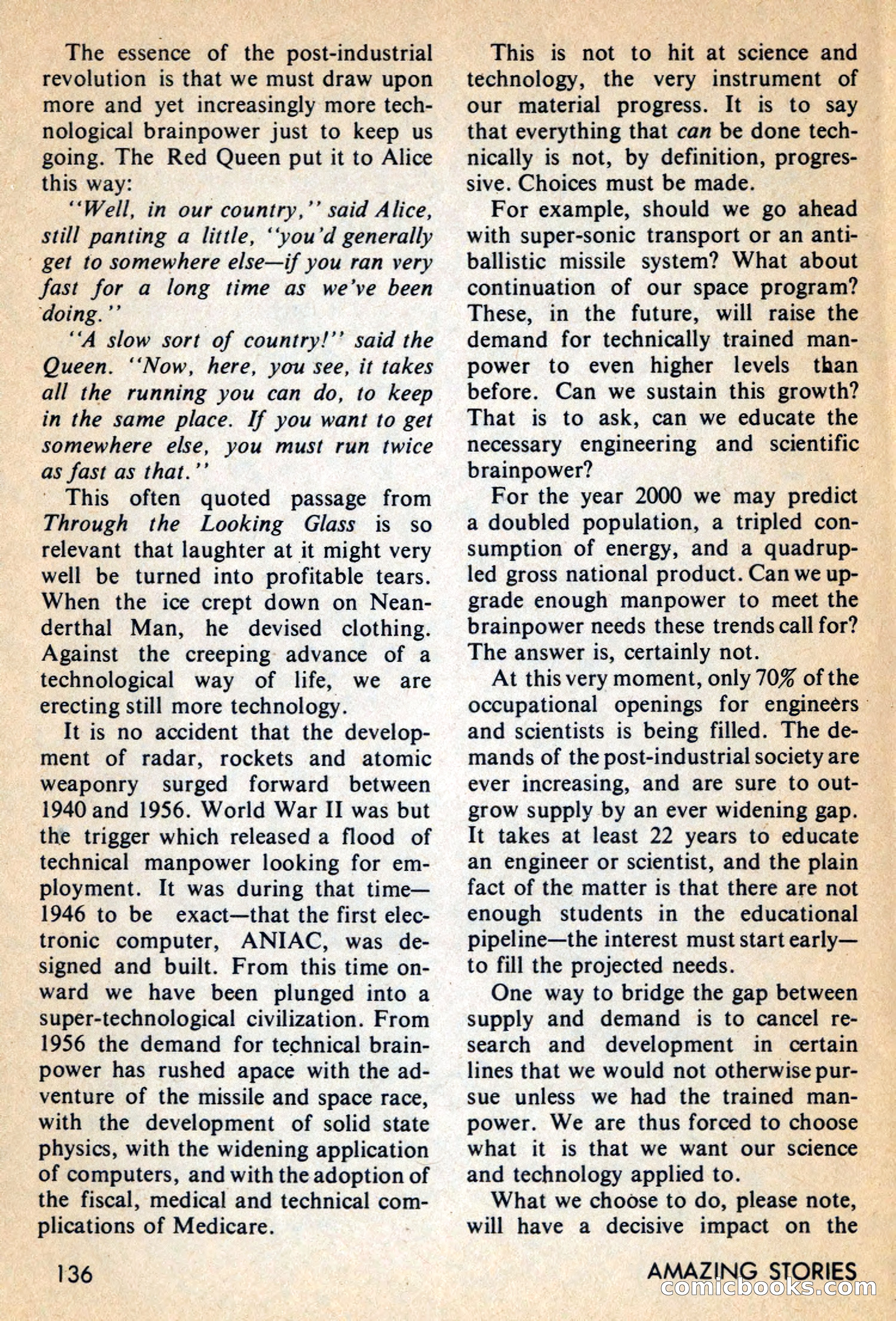 Amazing Stories, February 1968 — page 136 of 148